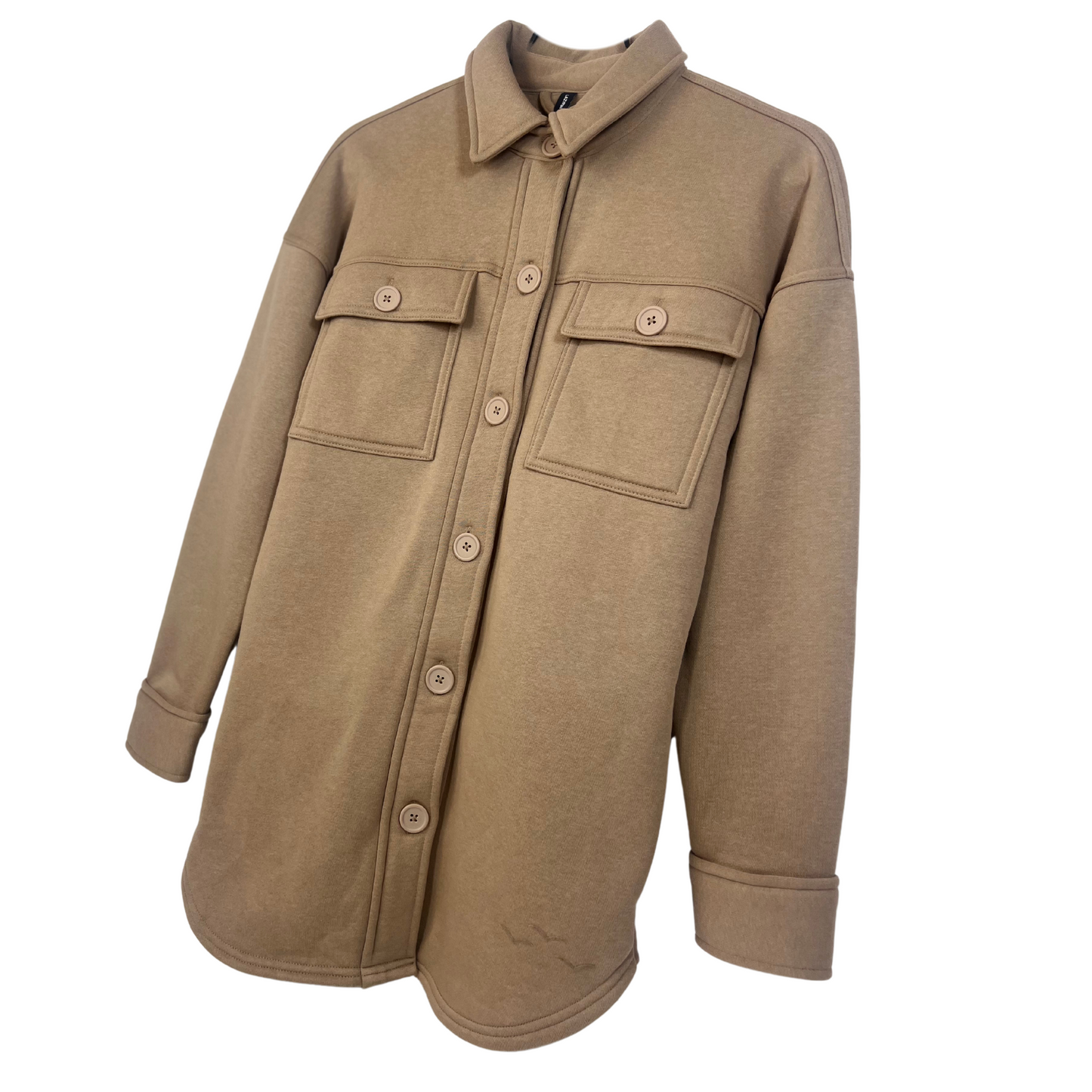 Soft Light Brown Shacket