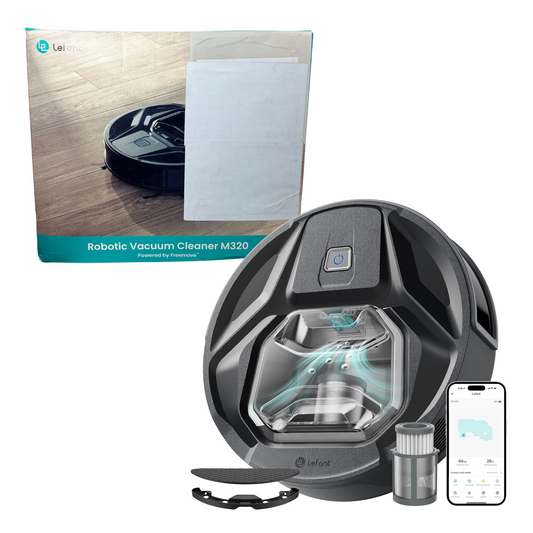 Robot Vacuum and Mop Combo with 6000Pa Suction, Long Runtime & App Control