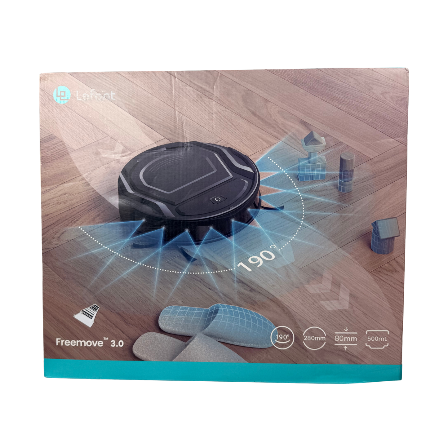 Smart Robot Vacuum Cleaner with Wi-Fi, 6 Modes & Self-Charging – Ideal for Pet Hair & Hard Floors | Grey