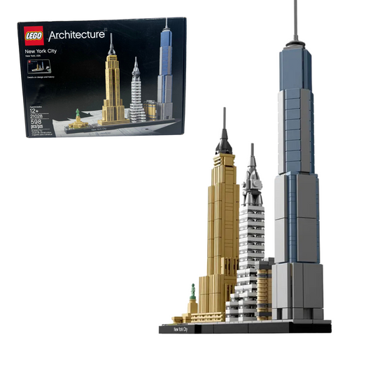 Architecture New York City Skyline 21028, Collectible Model Kit for Adults, Unique Home Décor Gift