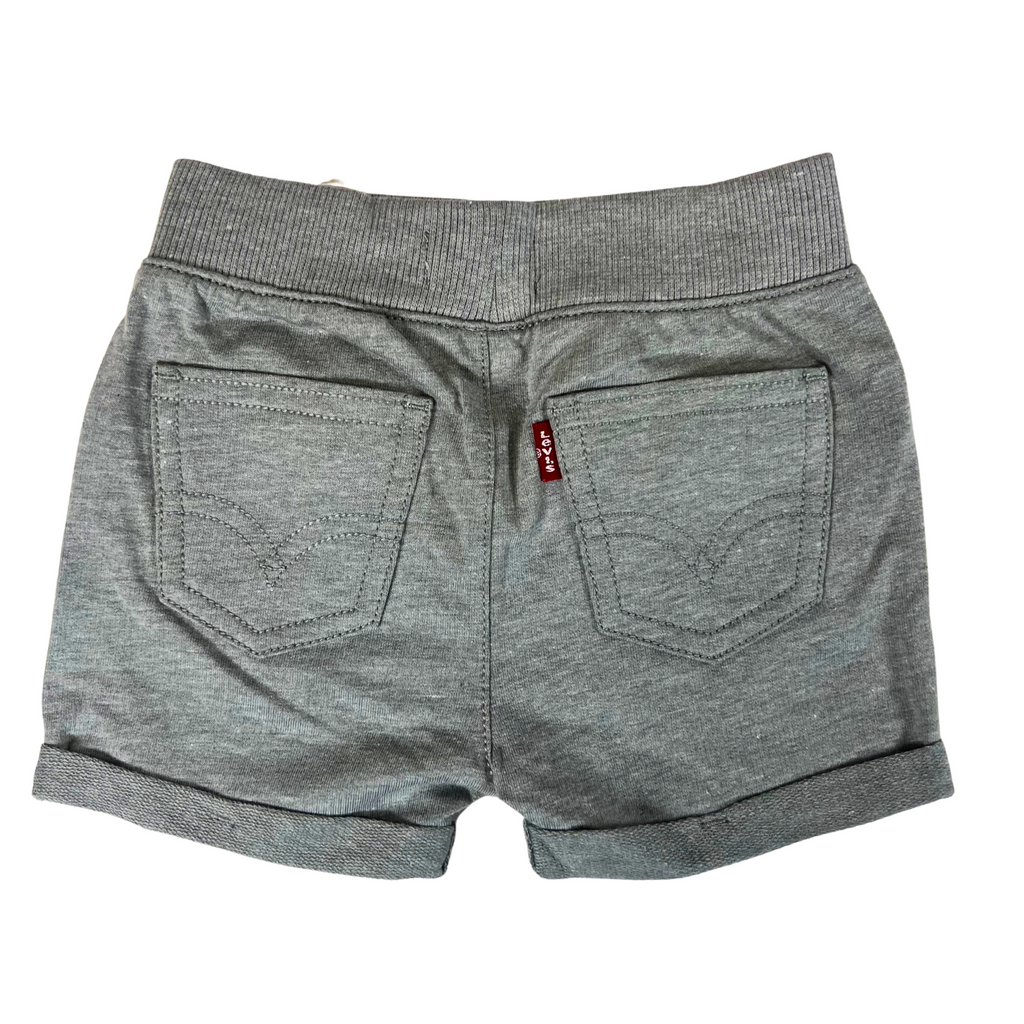 Baby Boy 2-Piece Outfit Set – Blue T-Shirt & Grey Shorts – 12 Months