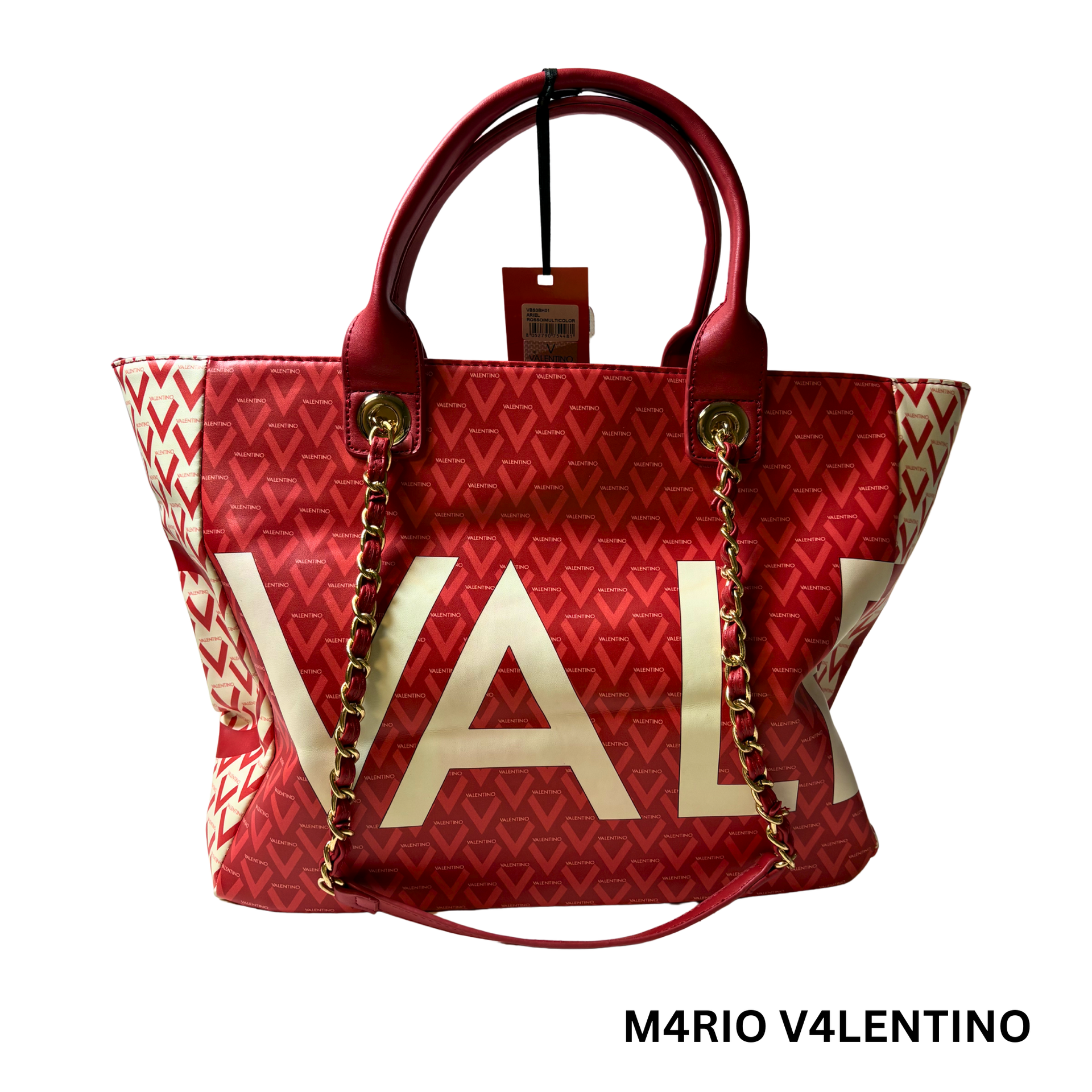 Red Multicolor Handbag - VBS3BH01 – Eco Leather Tote – Deals by