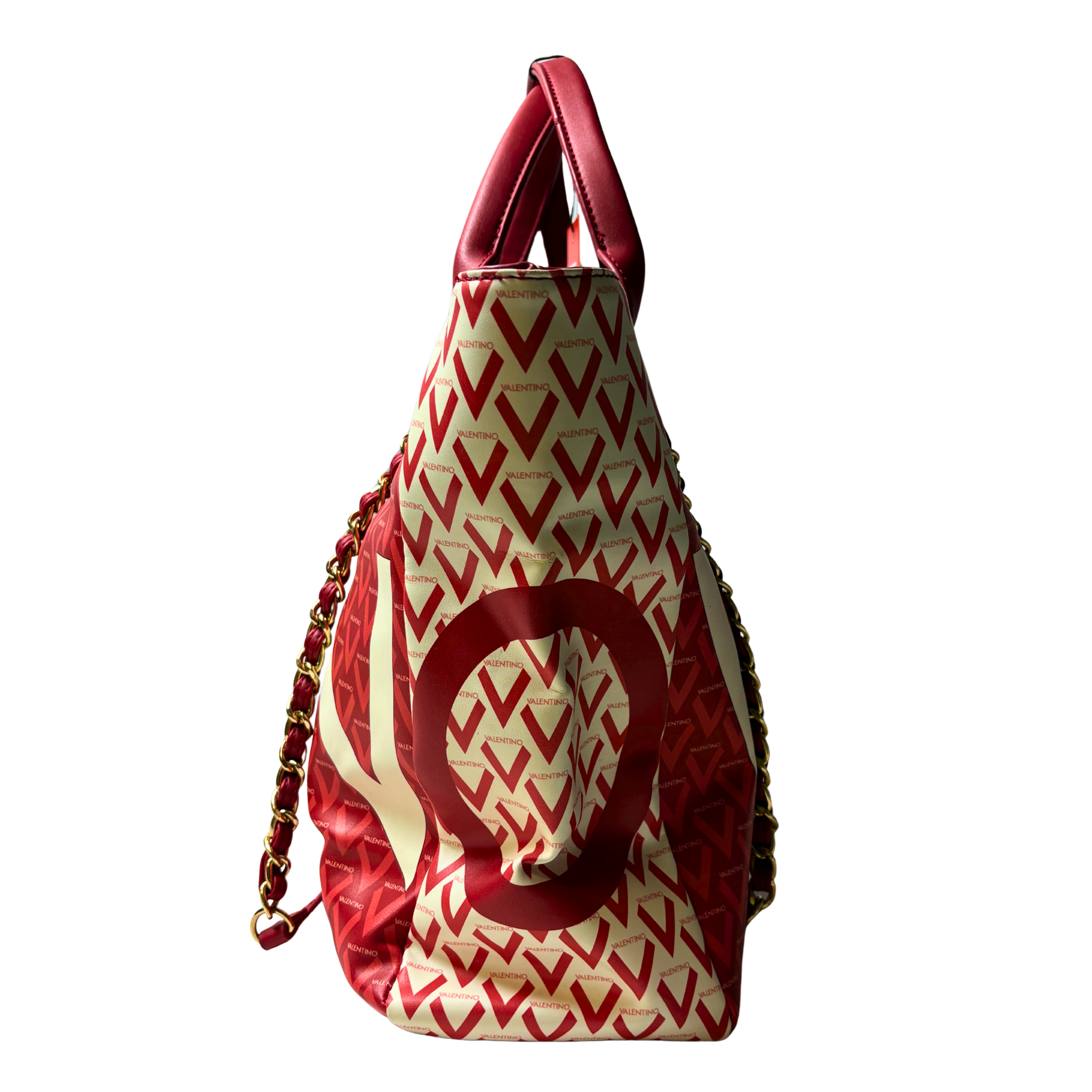 Red Multicolor Handbag - VBS3BH01 – Eco Leather Tote