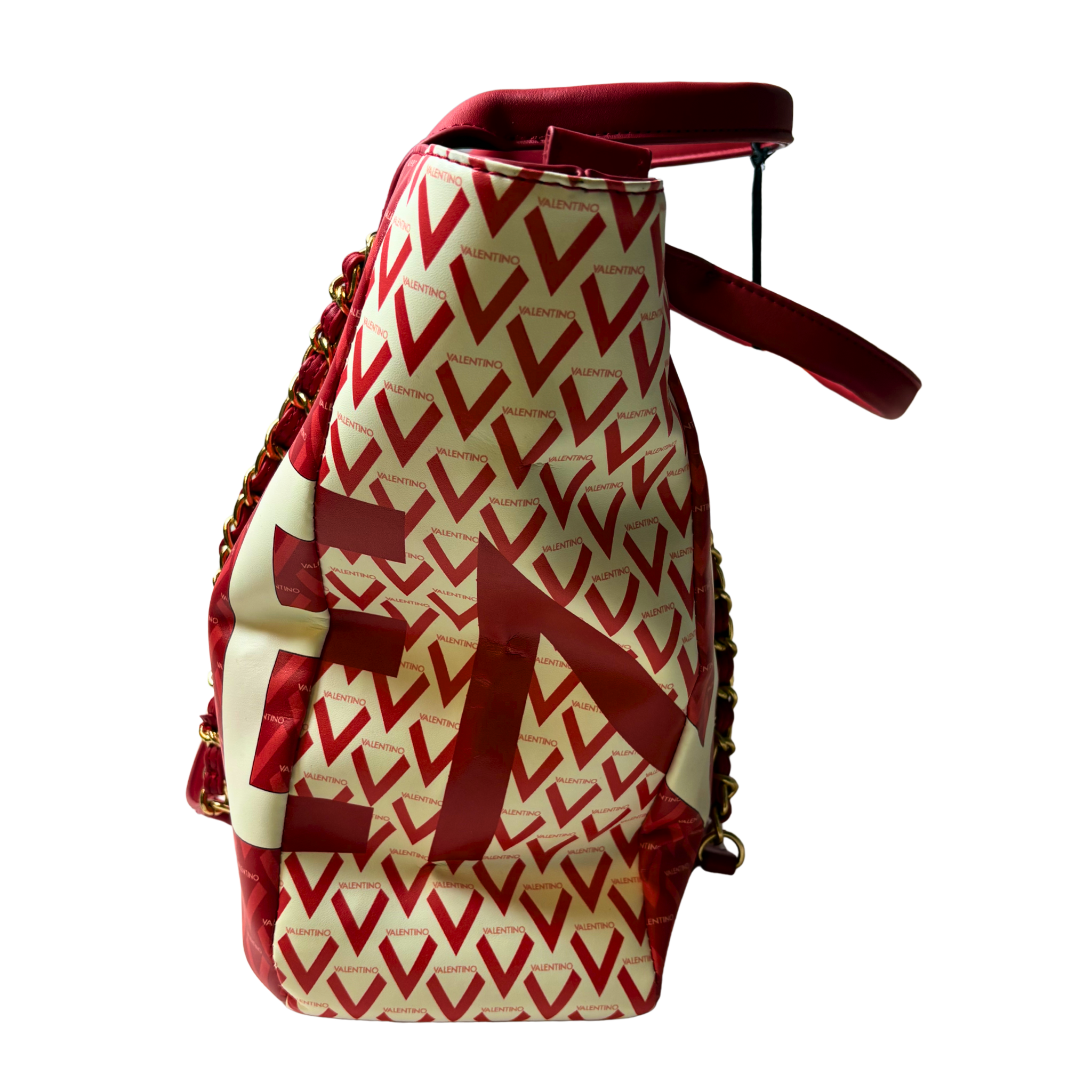 Red Multicolor Handbag - VBS3BH01 – Eco Leather Tote