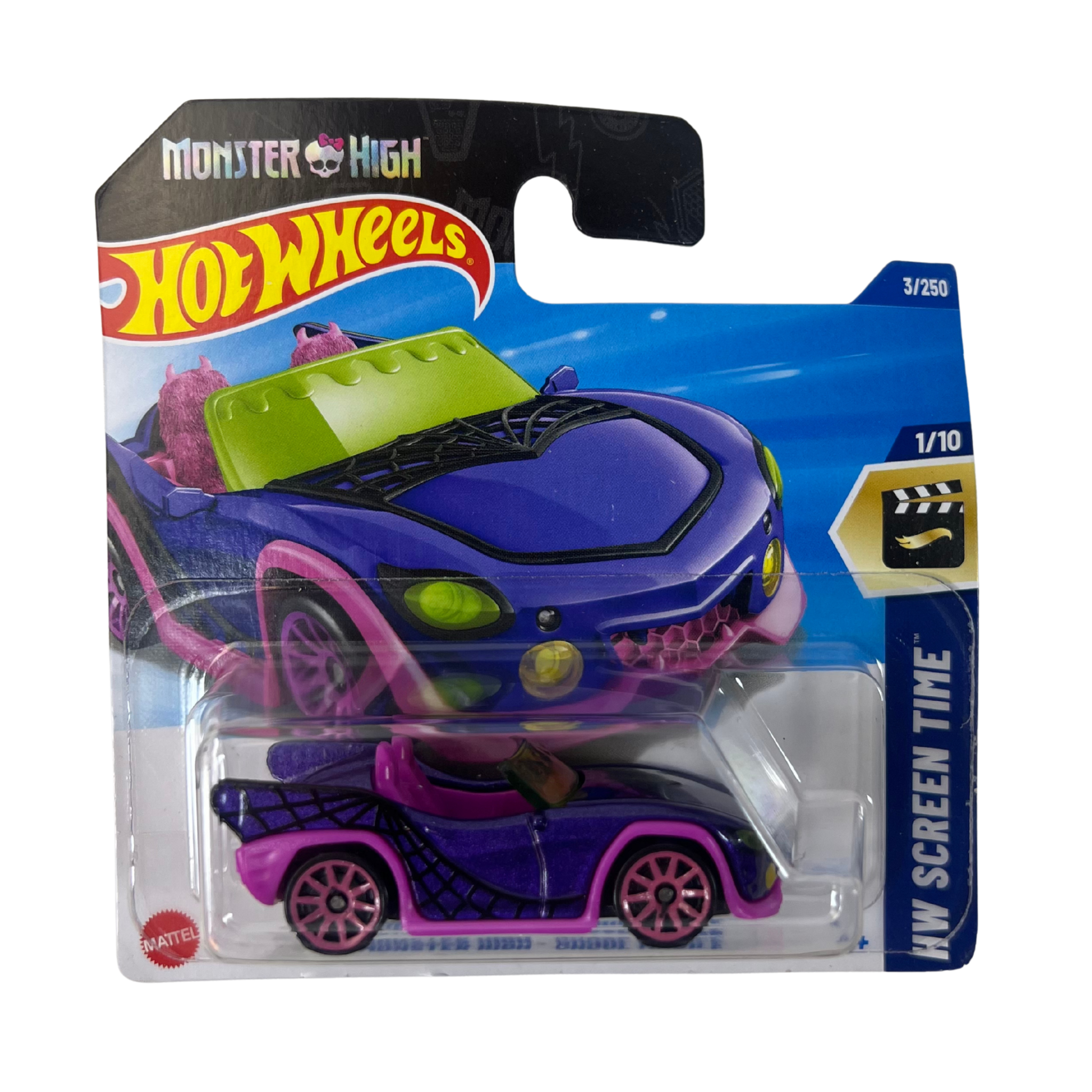 Monster High Ghoul Mobile Die-Cast Car – Purple, 3/250, 1/10 Series