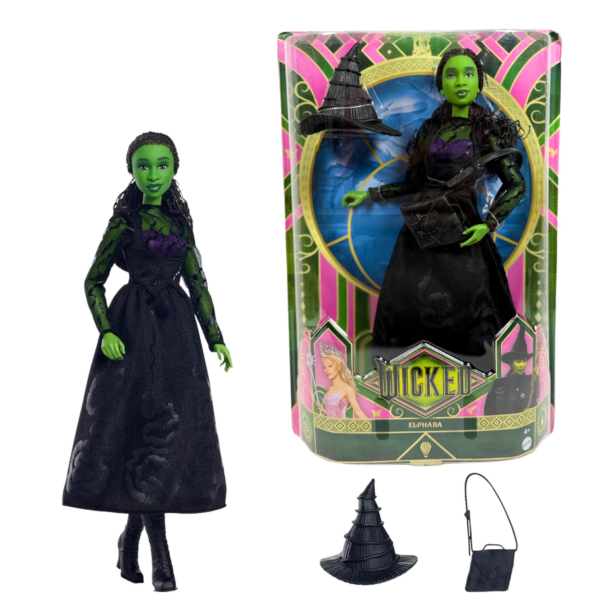 Wicked Elphaba Fashion Doll with Removable Outfit & Accessories