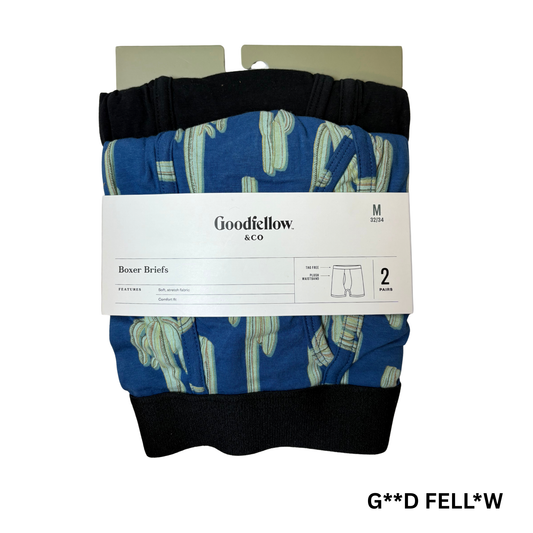 Men’s 2-Pack Cotton Stretch Boxer Briefs Size M (32/34)