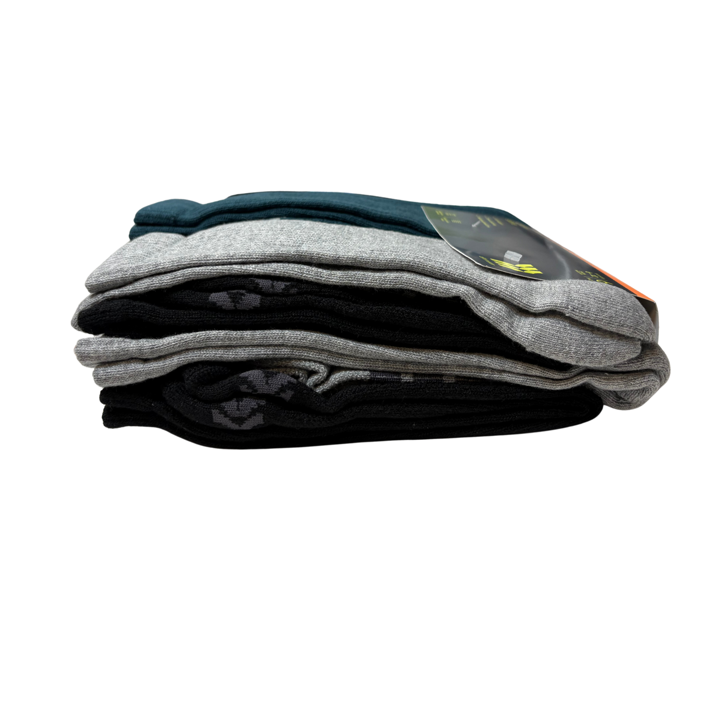 Men’s 6-Pack + 2 Bonus Crew Socks – Fits Shoe Size 6–12