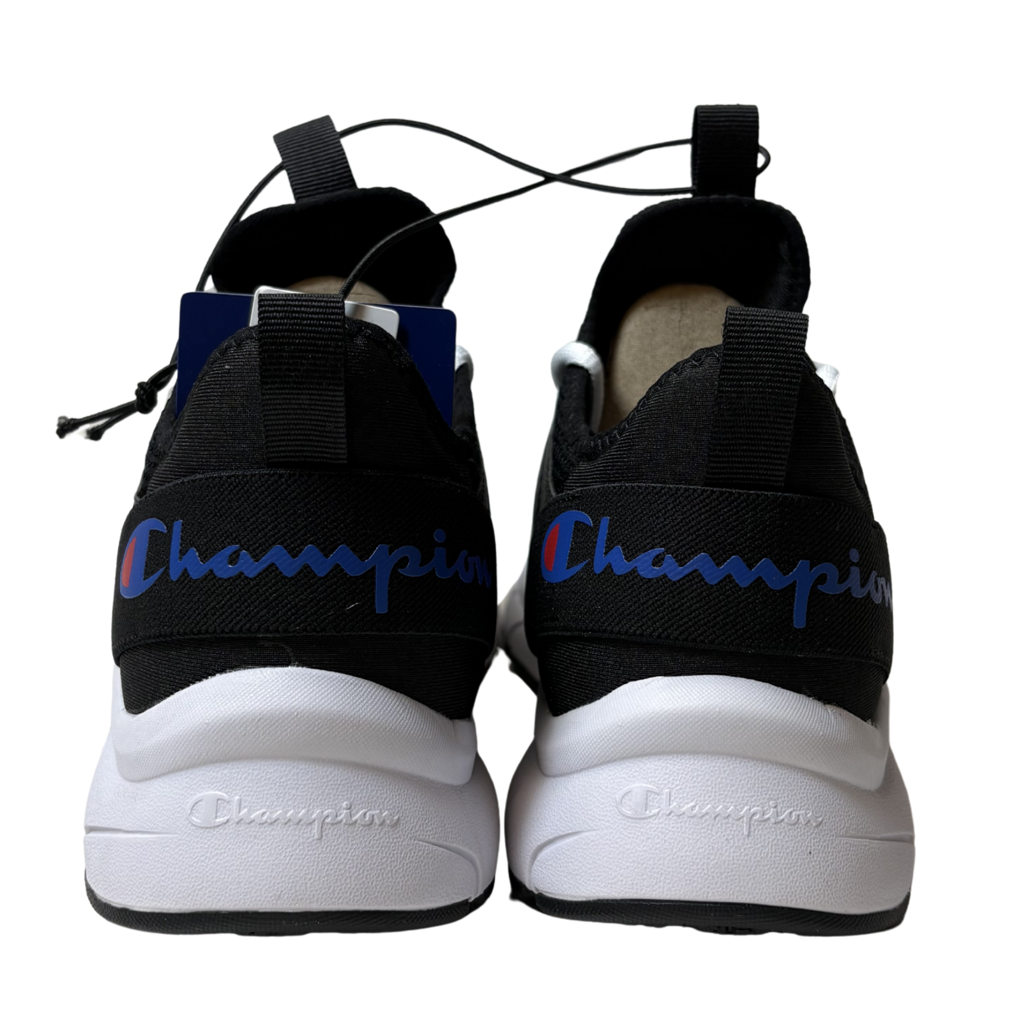 Men’s Black Champion Flare Shoes – Size 8