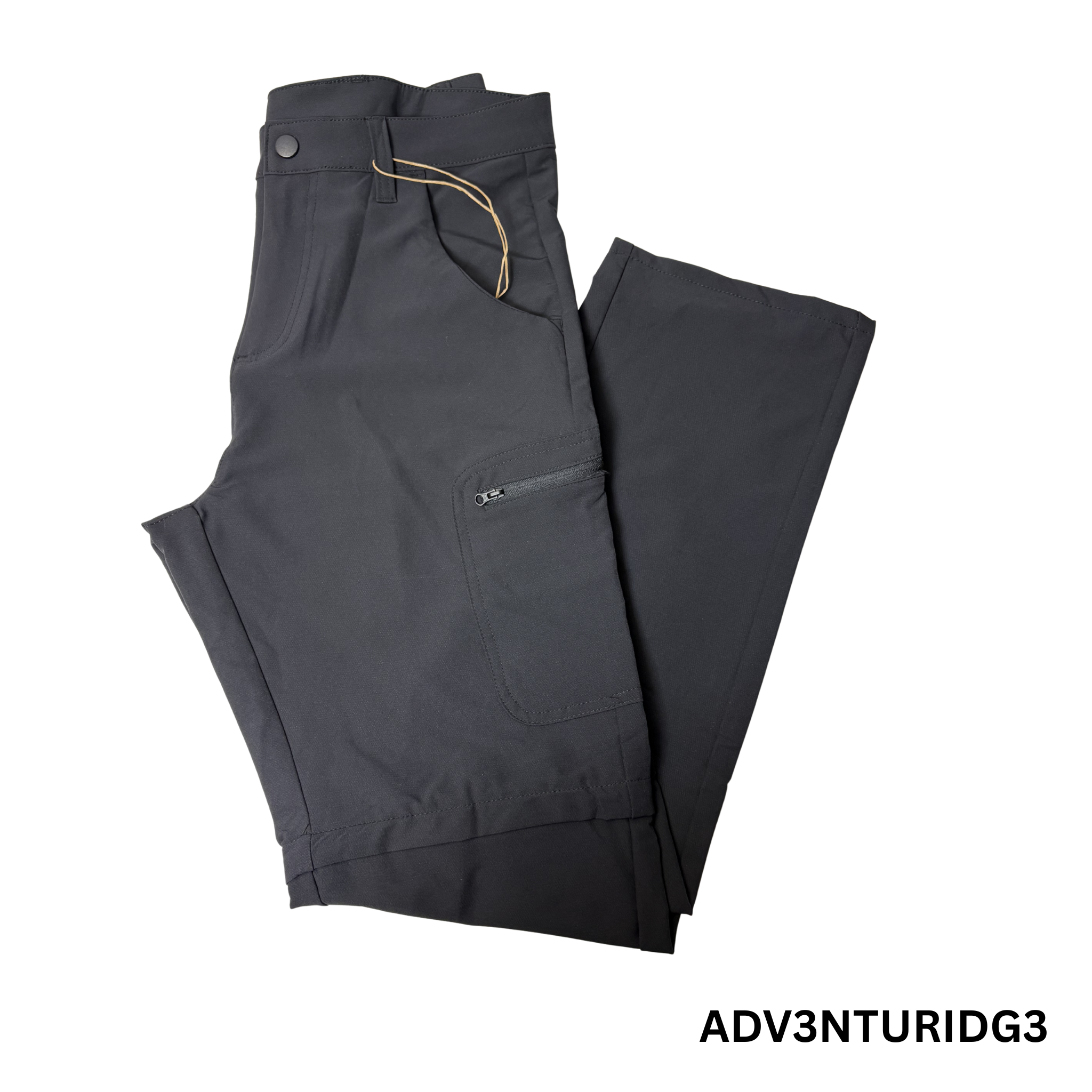 Men’s Black Outdoor Pants – Size M – Stretch Performance Fabric