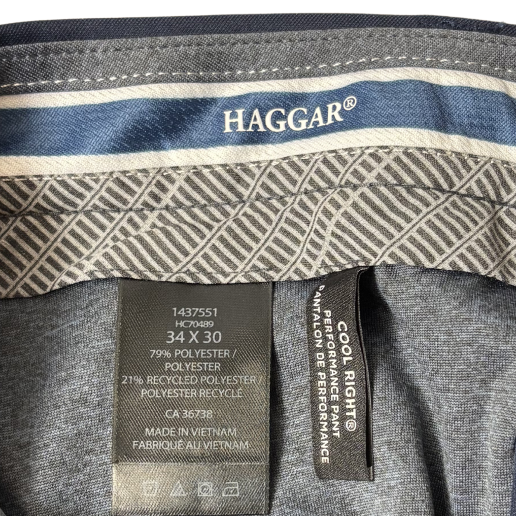 Men’s Blue Performance Pants – 34x30