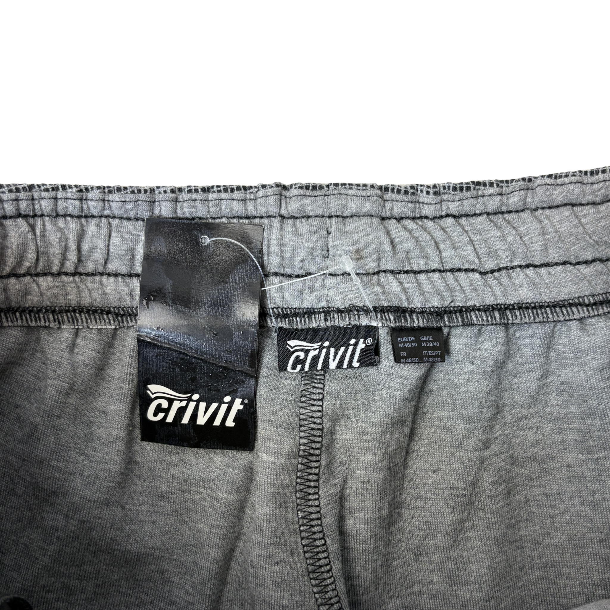 Men’s Dark Grey & Black Sweatpants – Size M