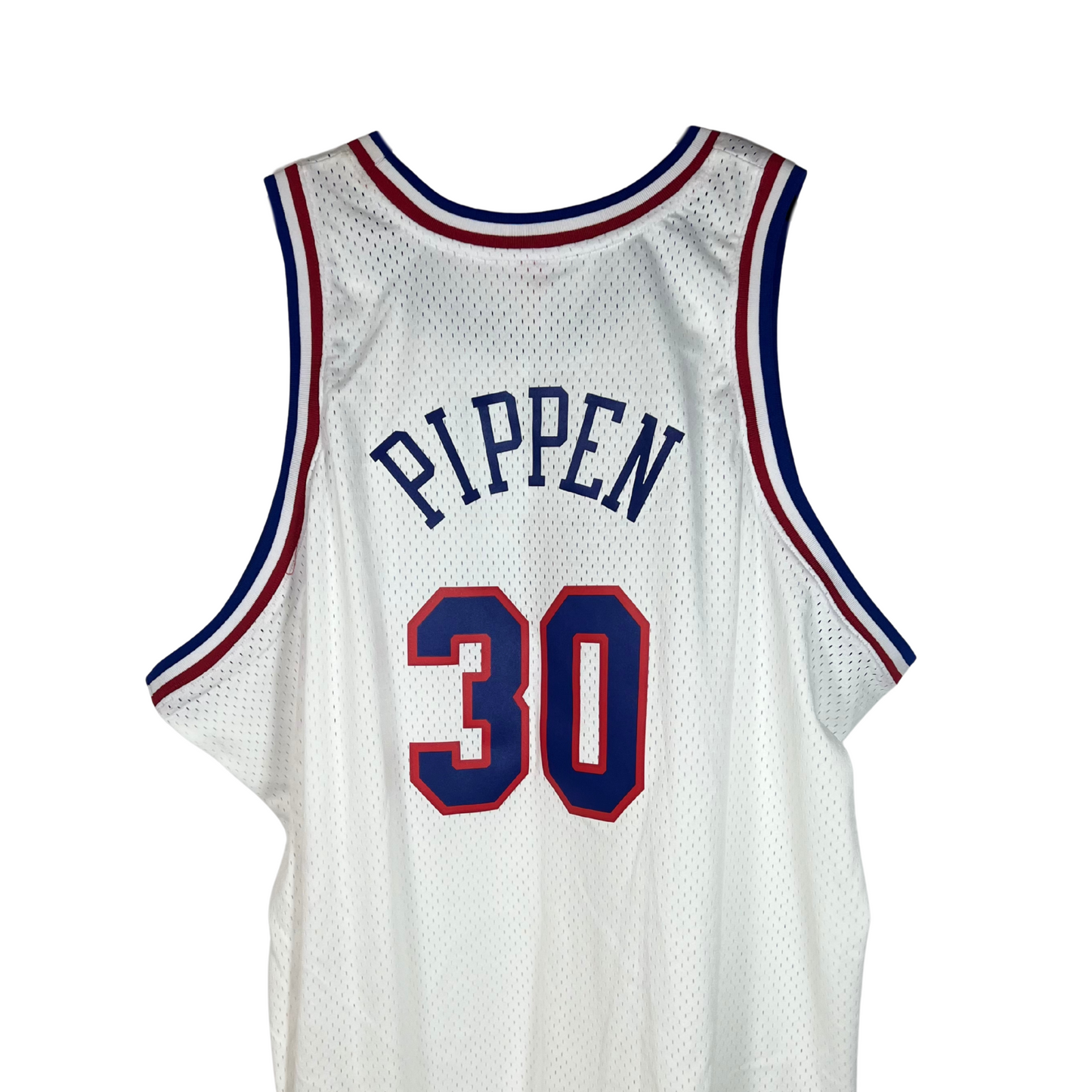 Men’s White Hardwood Classics 1992 All-Star Swingman Jersey – Scottie Pippen, Size 4XLT
