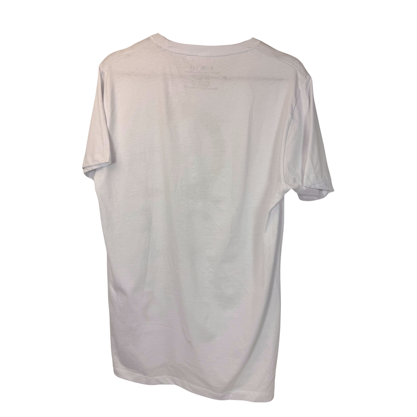 Men’s Slim Fit T-Shirt – Optical White Short Sleeve Core Tee (Size XL)