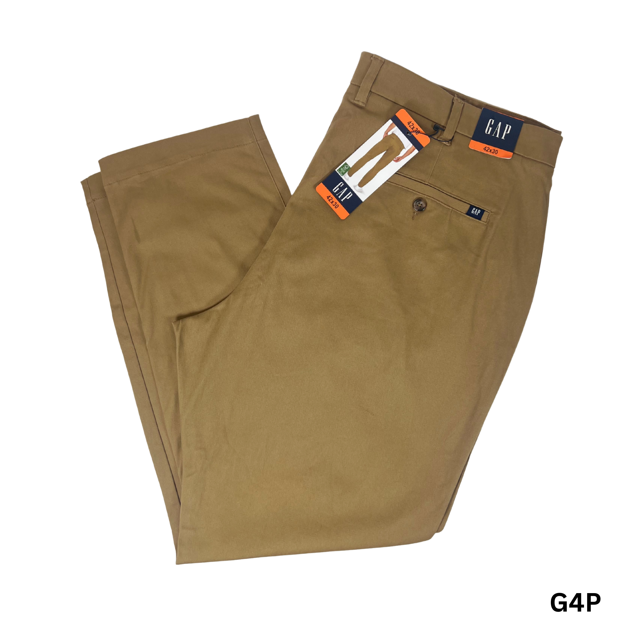 Men’s Beige Stretch Pants – Size 42x30