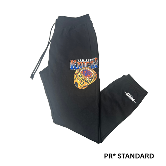 Men’s Black Champ-Style Joggers – Size L | Comfortable Athletic Fit