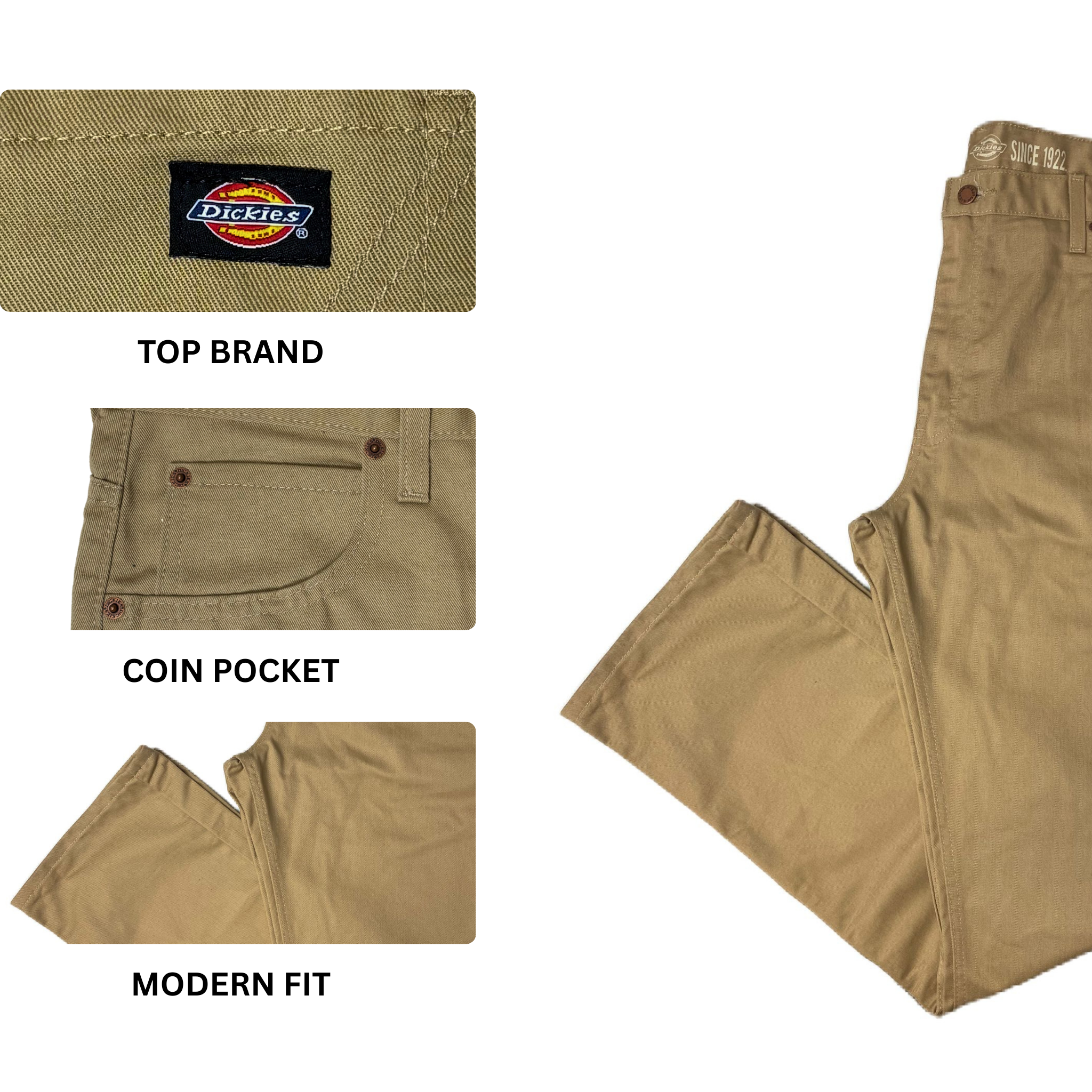 Men's Brown Regular Fit Jeans - 38x34