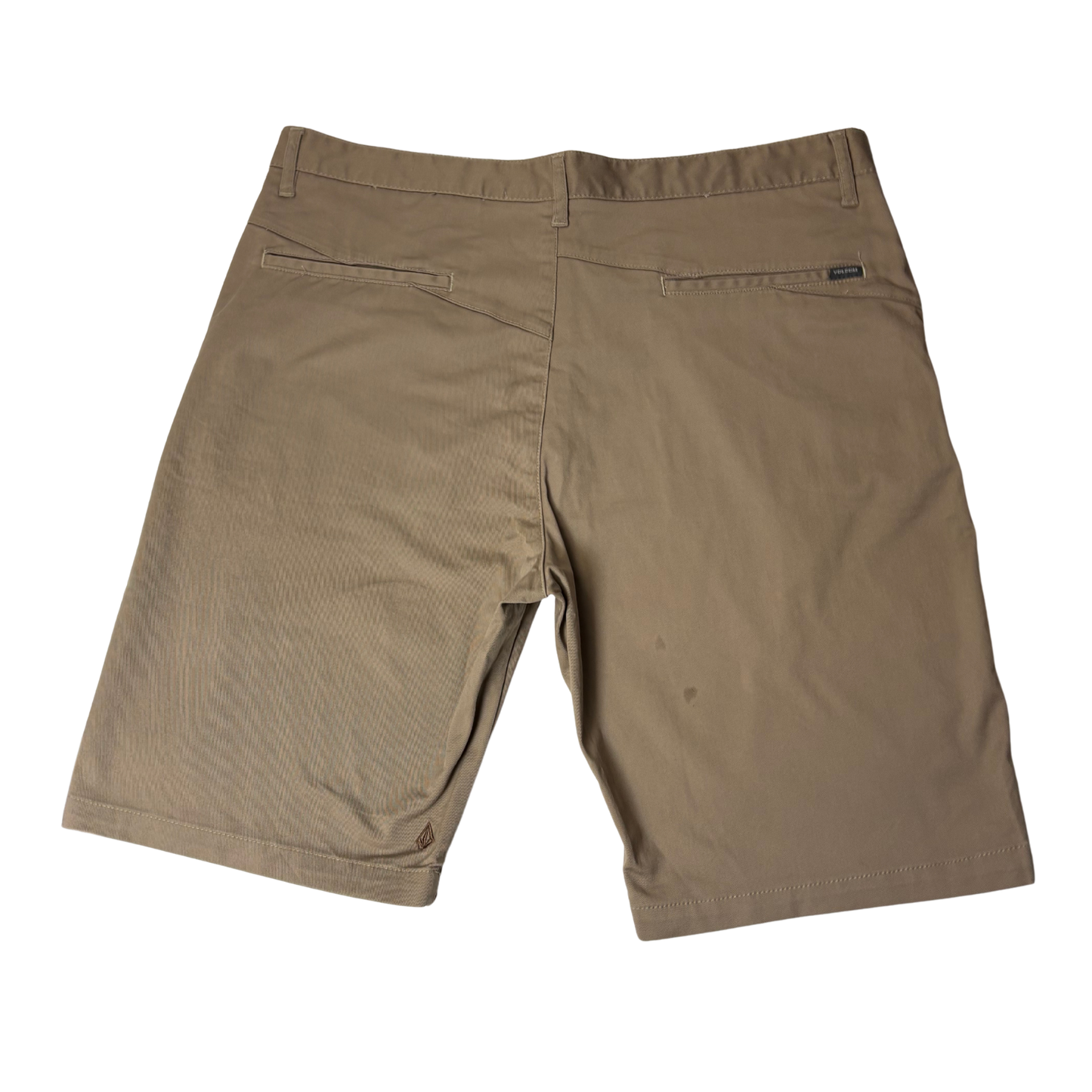 Men's Brown Stretch Shorts - 40