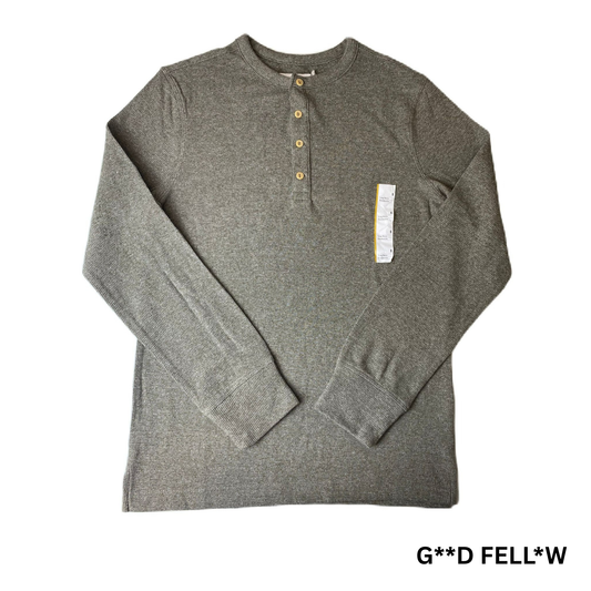 Men's Green Long Sleeve Top - S