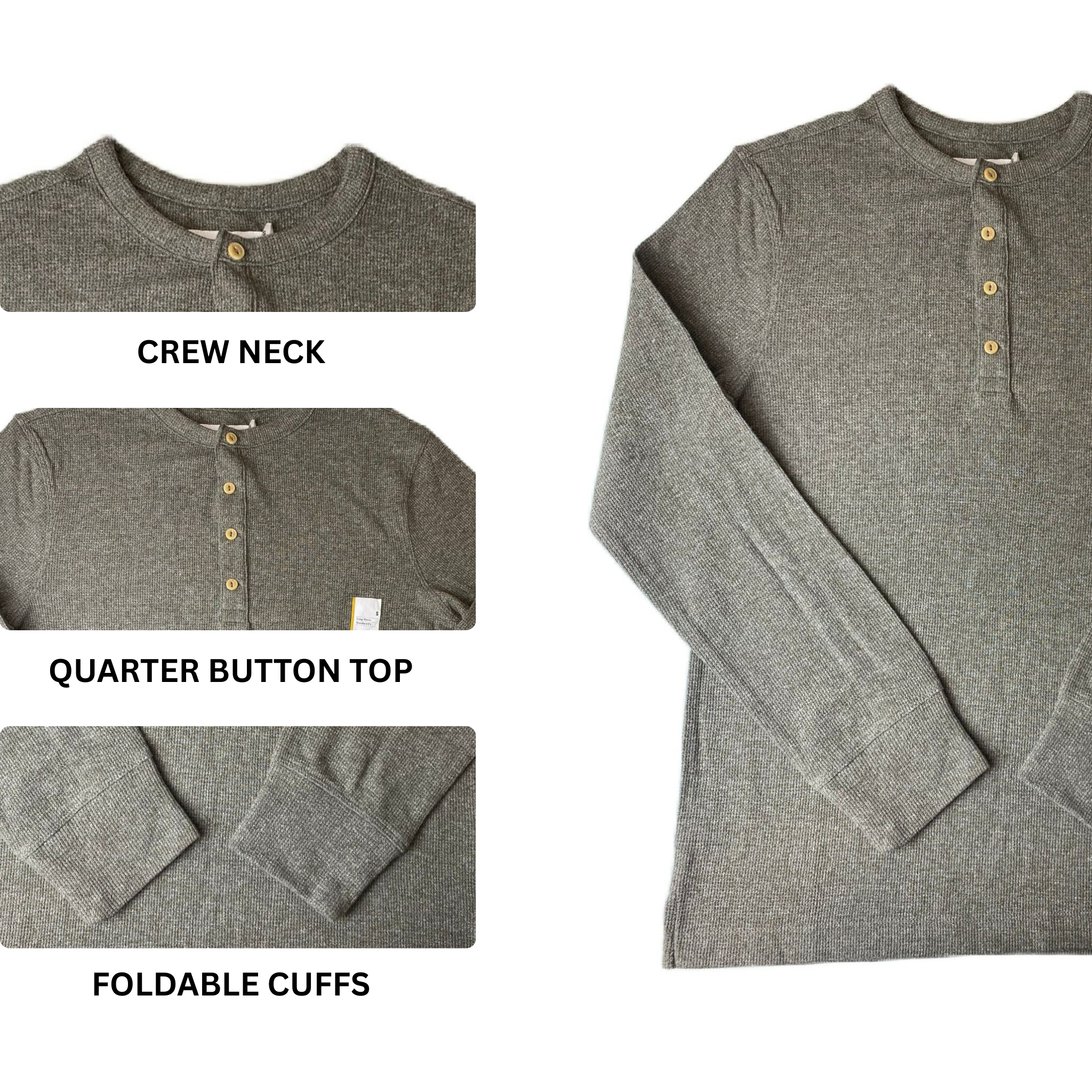 Top de manga larga verde - S