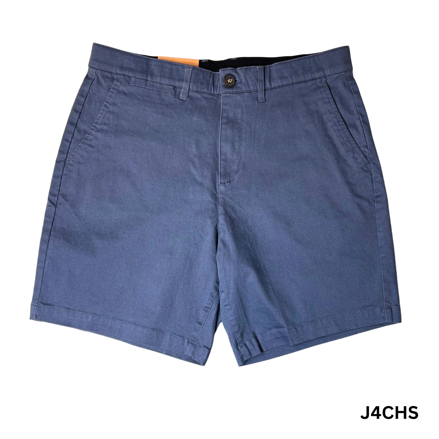 Men’s Performance Stretch Shorts – Blue, Elastic Waist