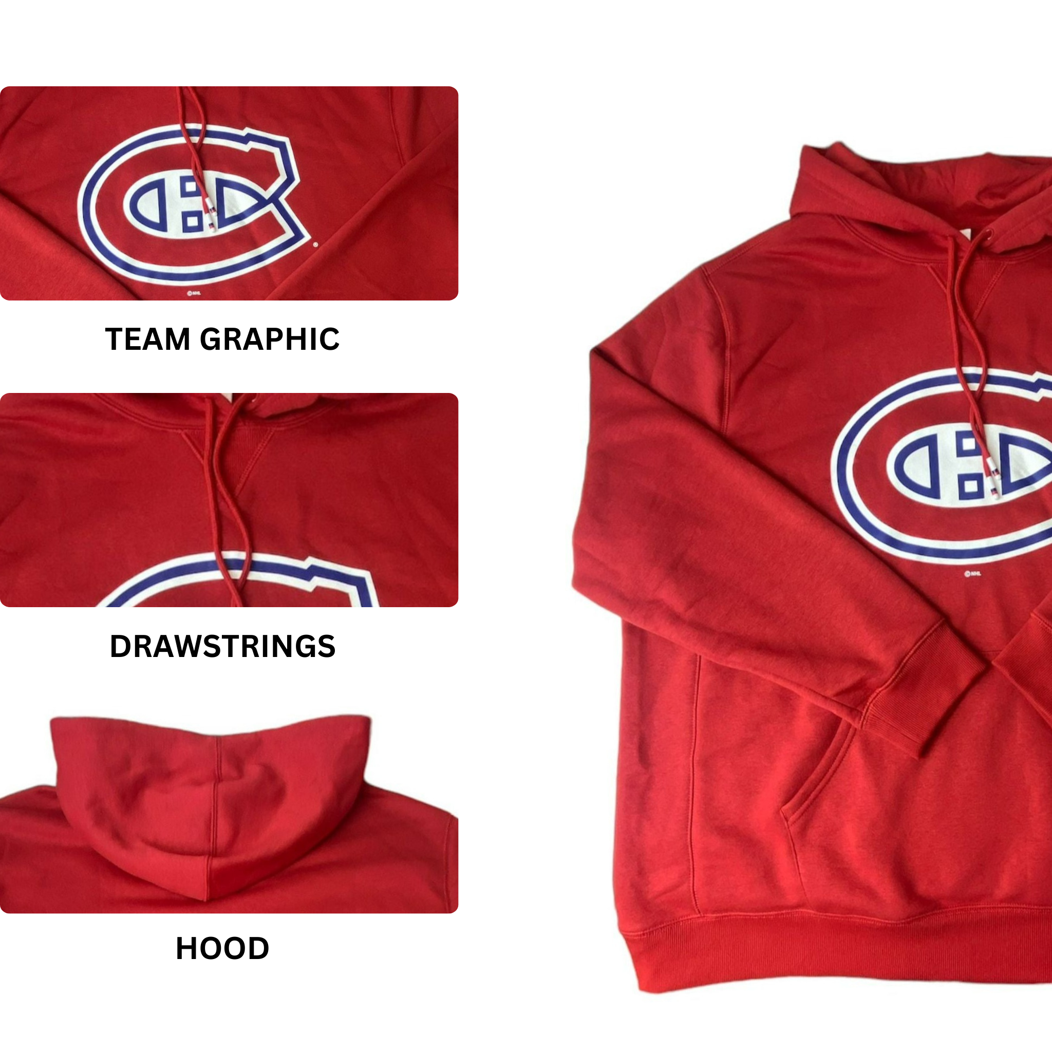 Men's Red Montreal Canadiens Sweater - XXL
