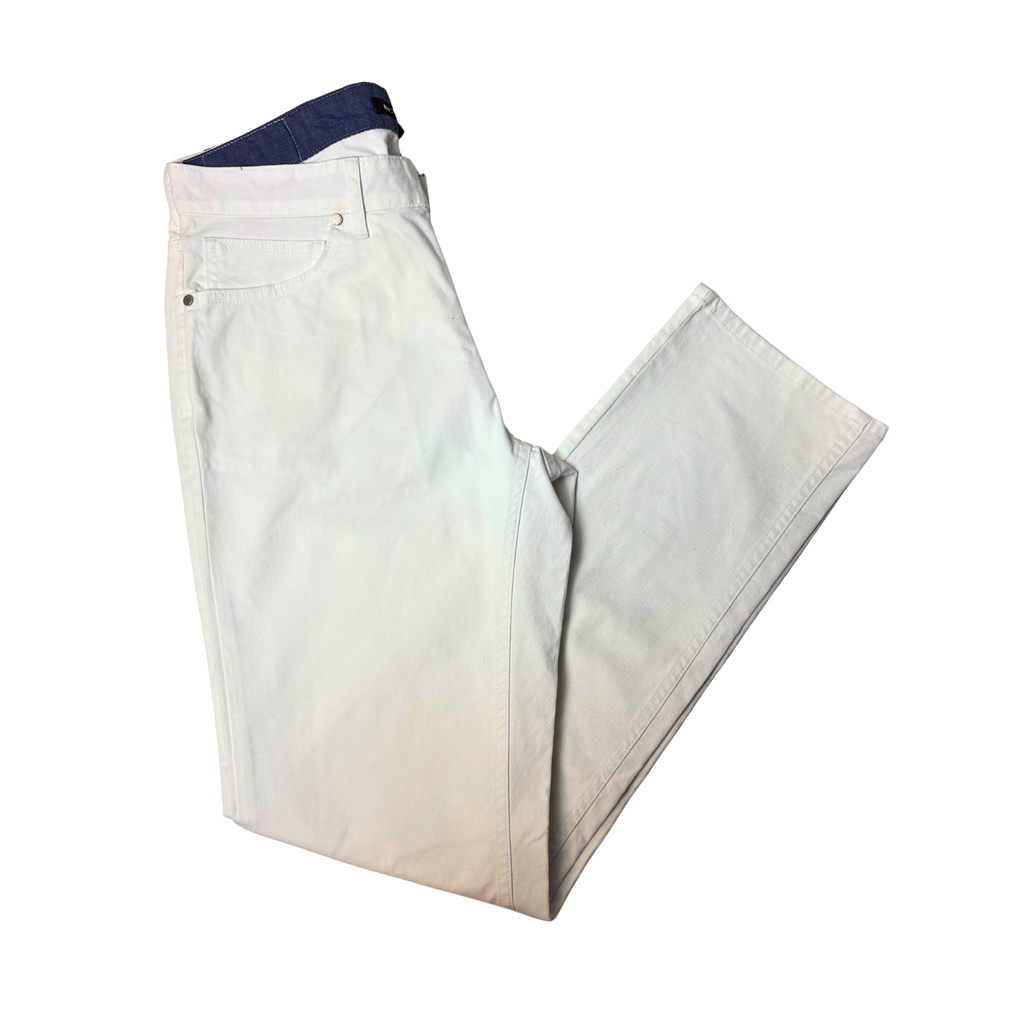 Men's White Grant Classic Fit Jeans - 29/32