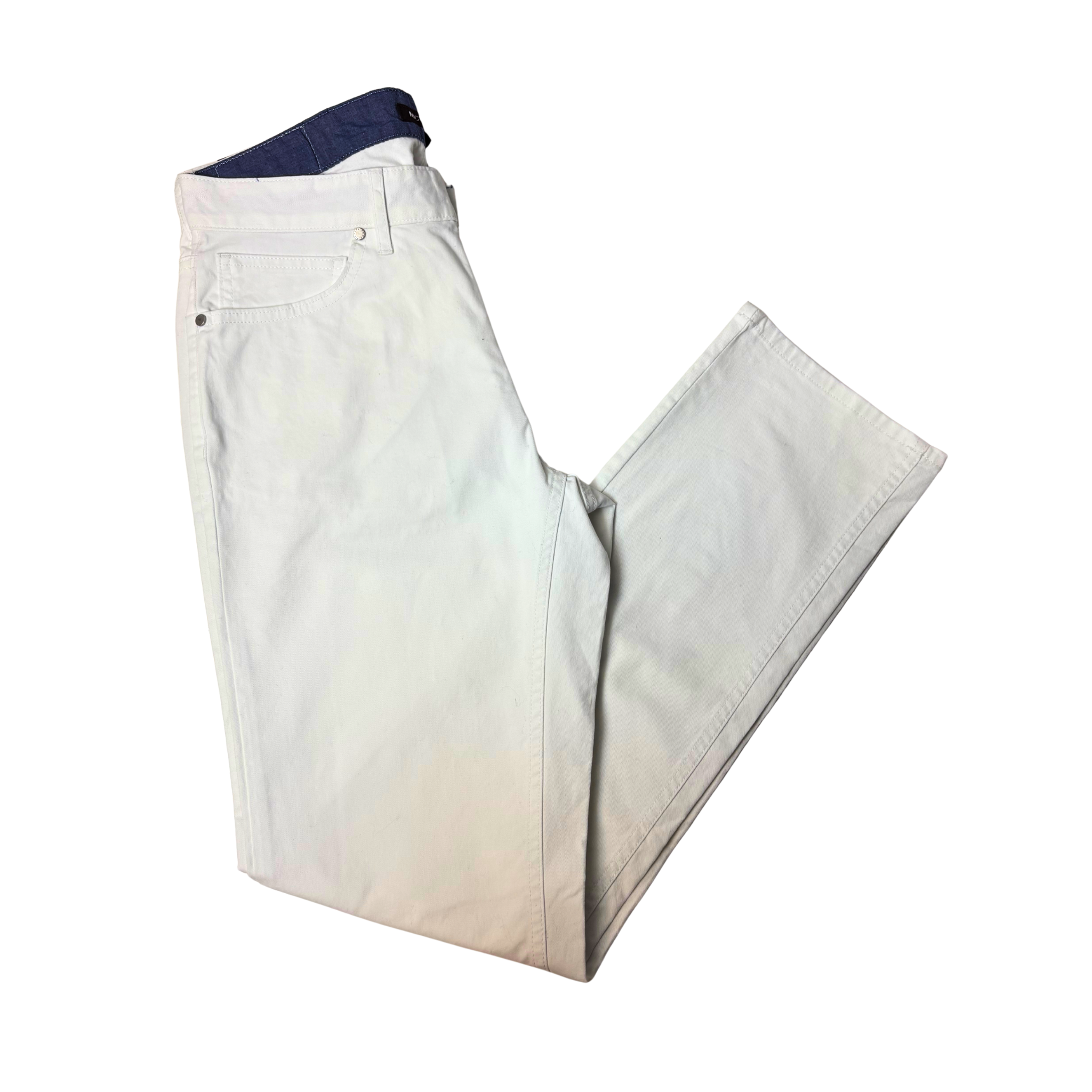 Men's White Grant Classic Fit Jeans - 29/32