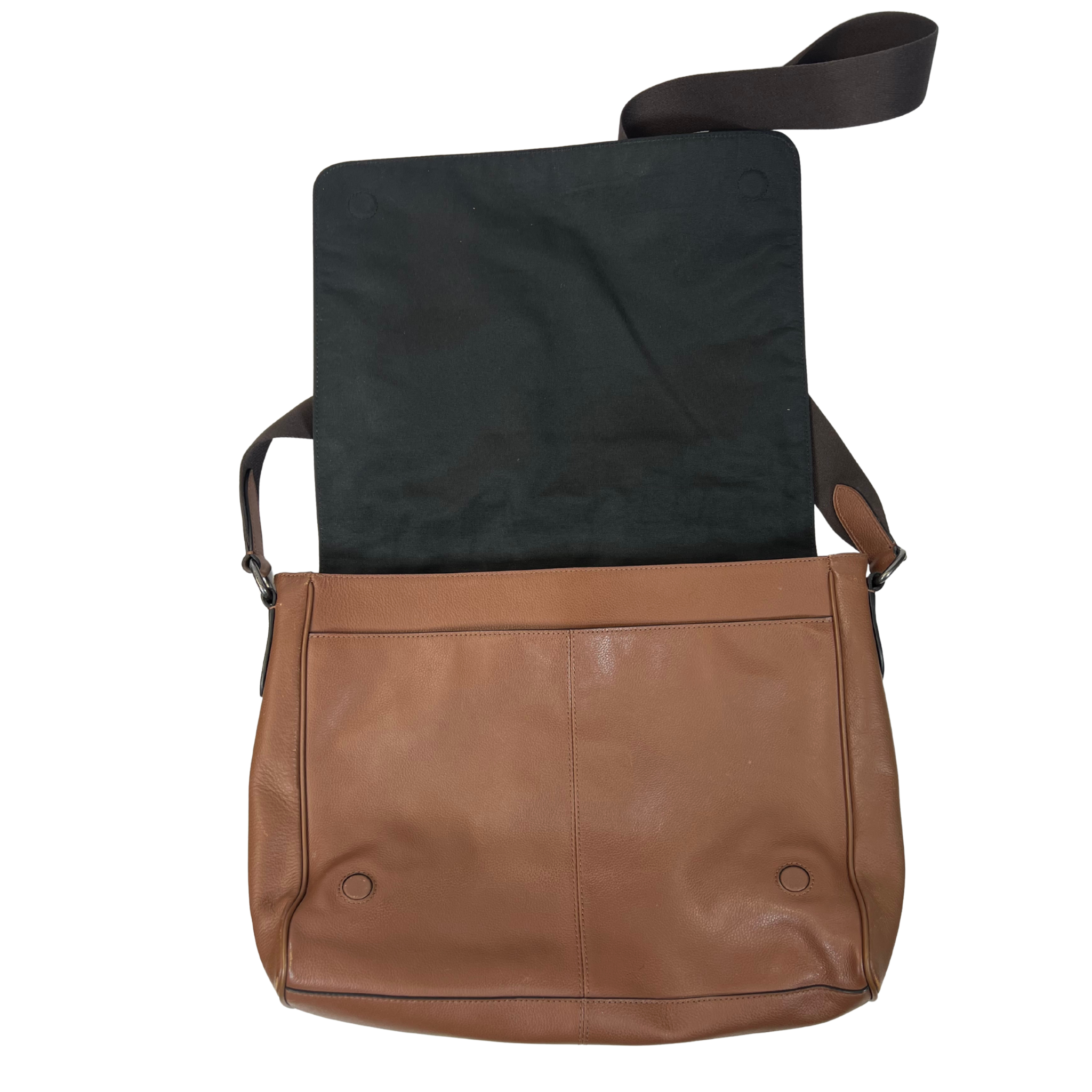 Houston Map Bag Crossbody with Adjustable Strap – Smooth Leather | Pre-loved