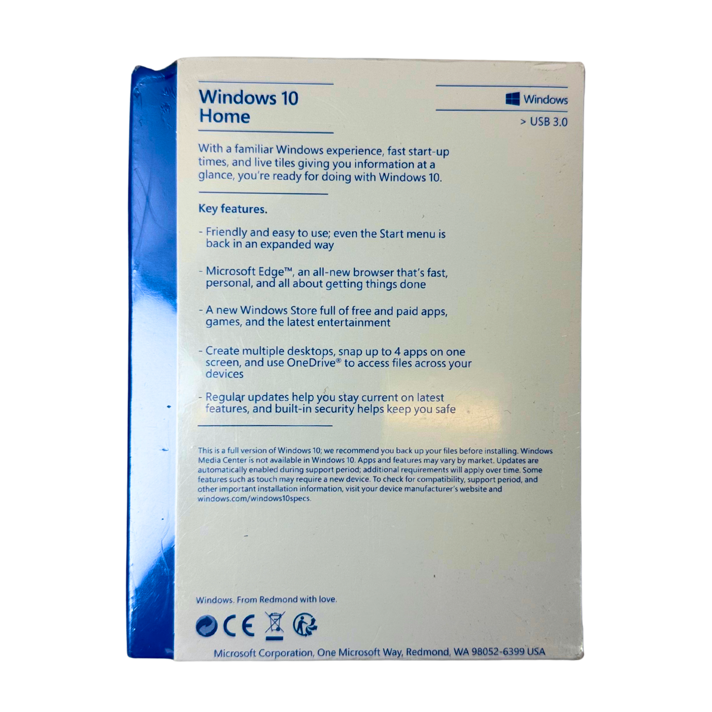 Windows 10 Home License 32/64-Bit – PC Operating System