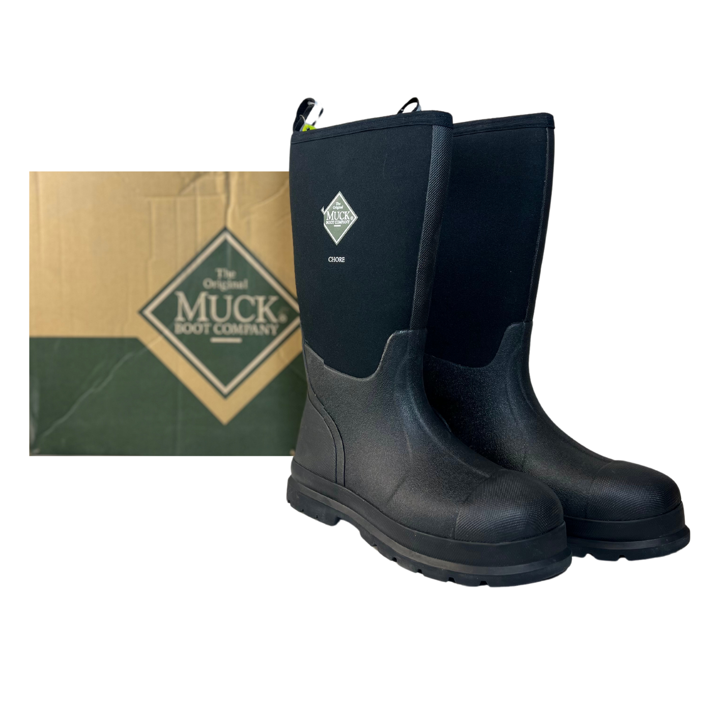 Muck Boots - Black, Size UK 10 / US 11 / EU 44/45