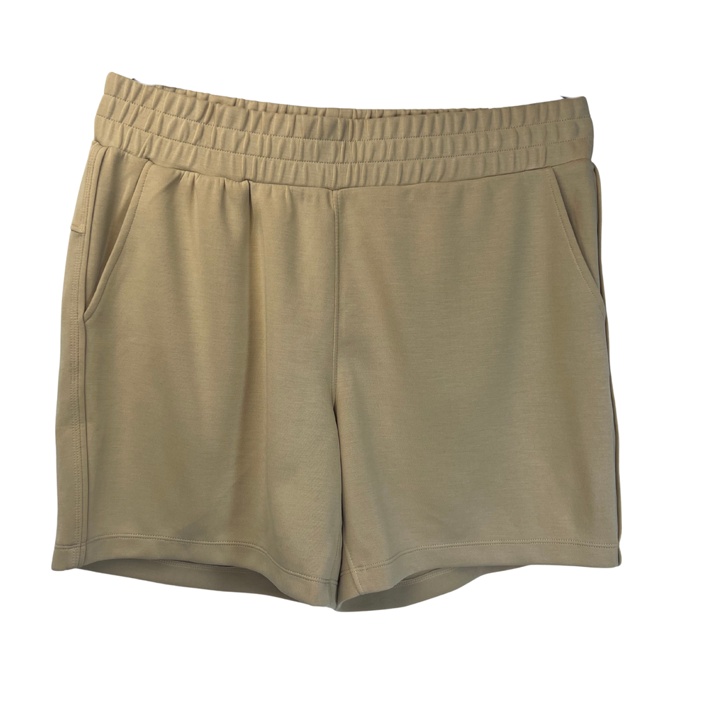 High-Rise Tan Shorts – Size L