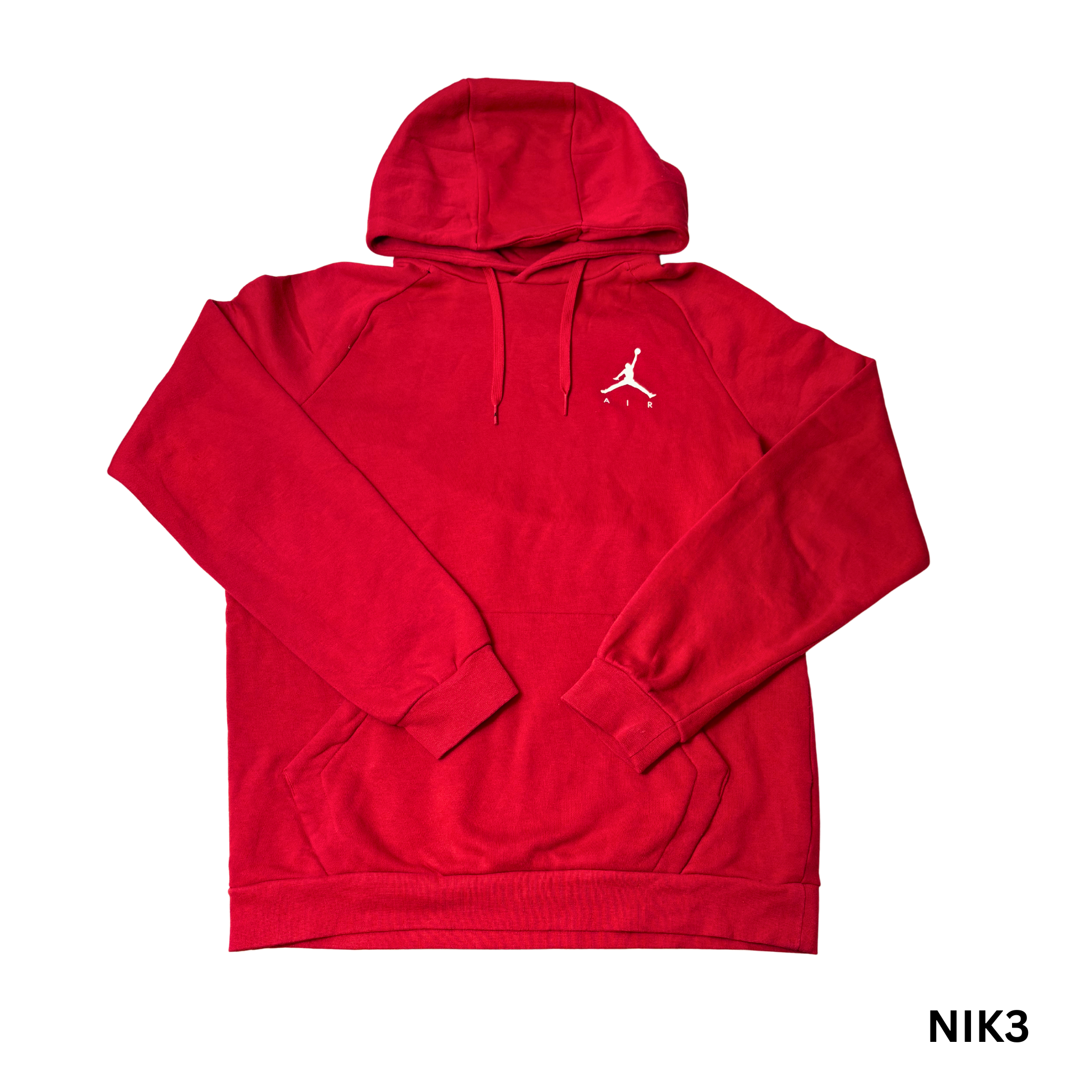Men’s Red Hoodie – Size M – Cotton Blend