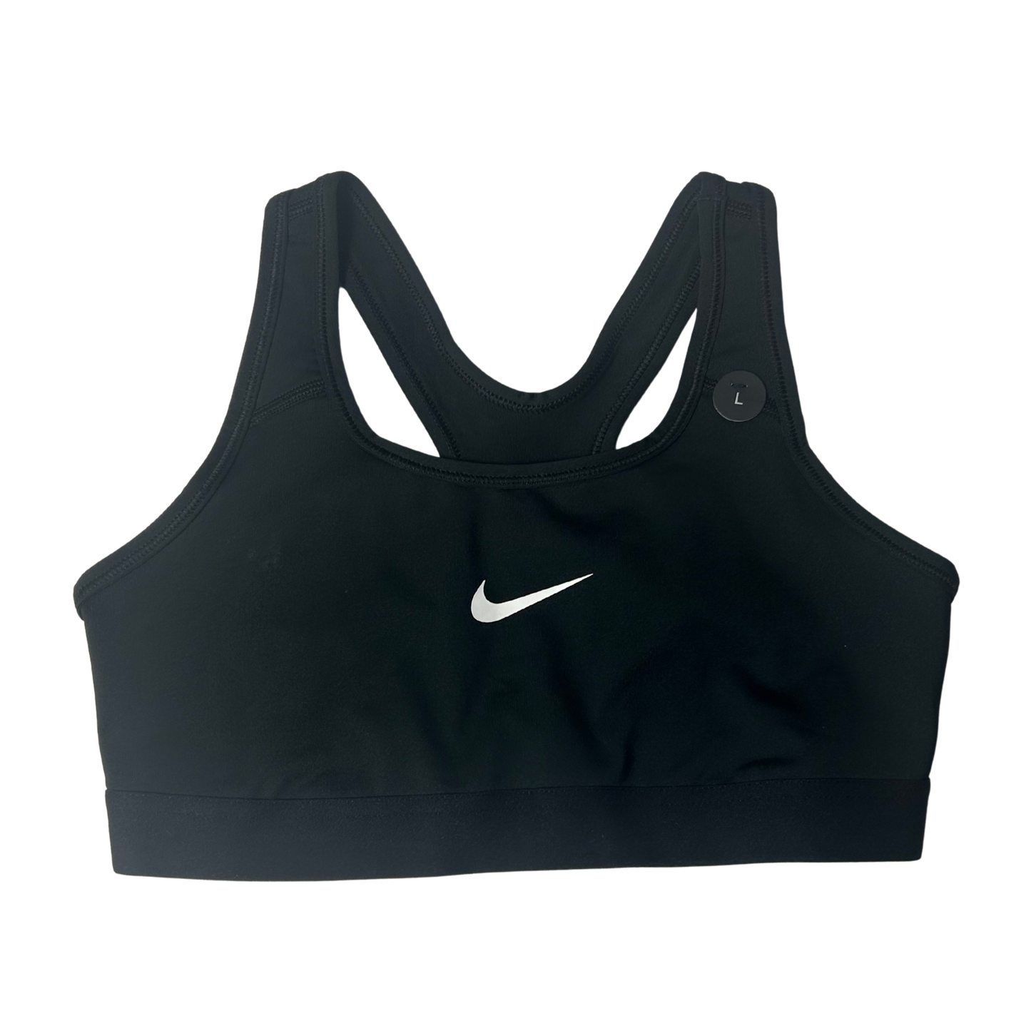 Girls’ Black Dri-Fit Sports Bra – Size L