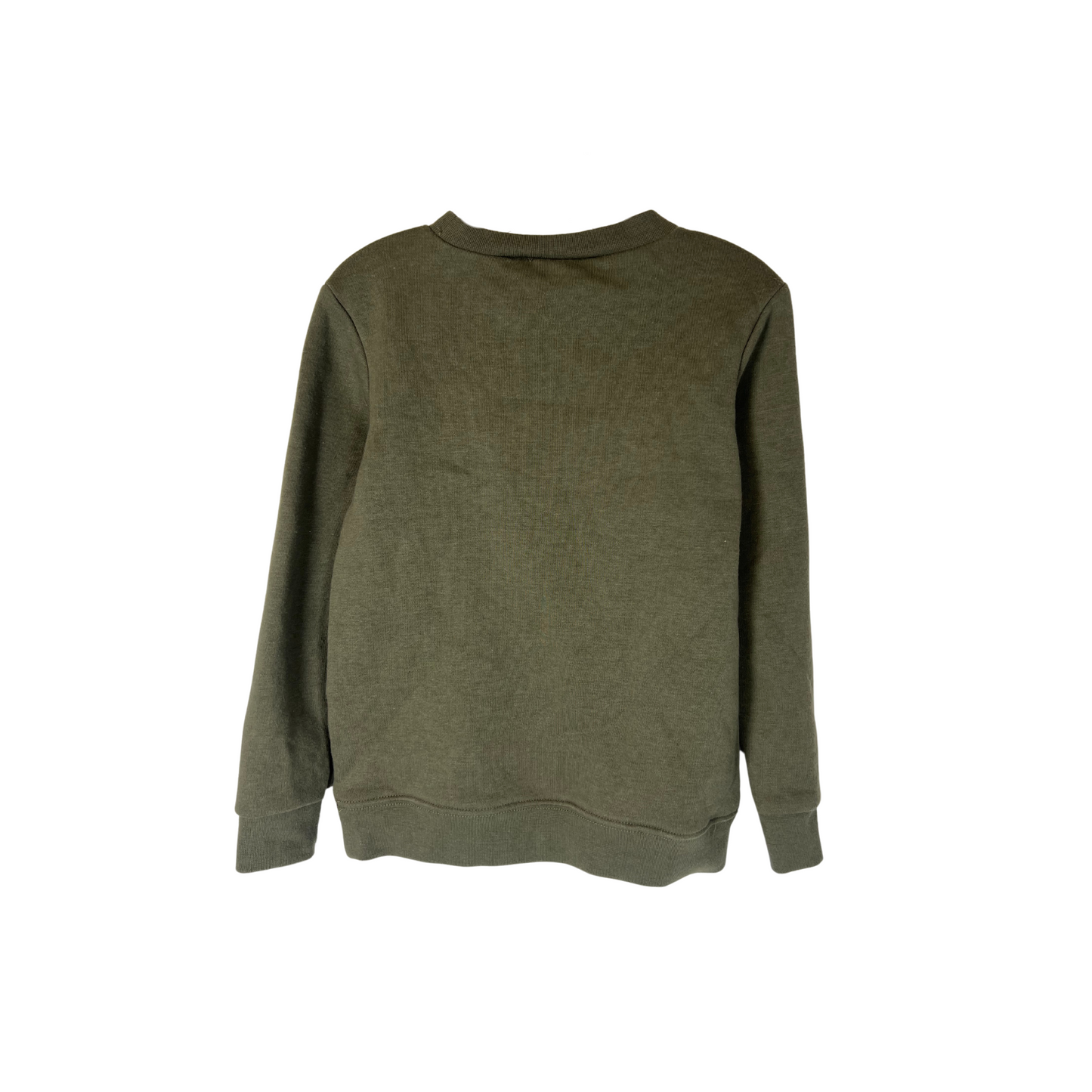 Just Do It Green Sweater with Camo Print - Size 4T