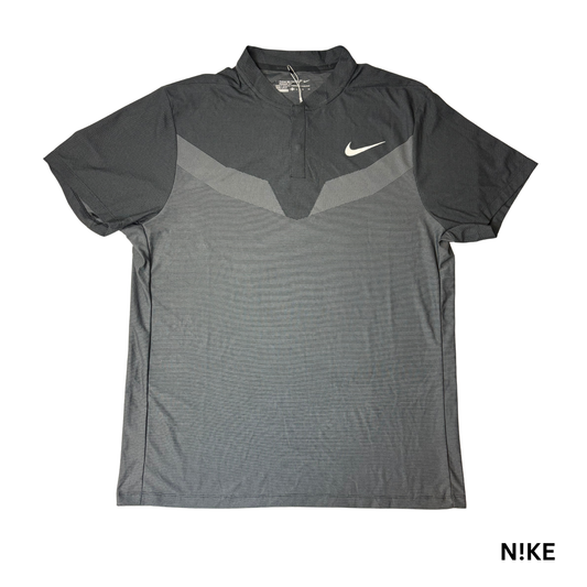 Men’s Golf Short Sleeve Shirt Dark Gray Size XL