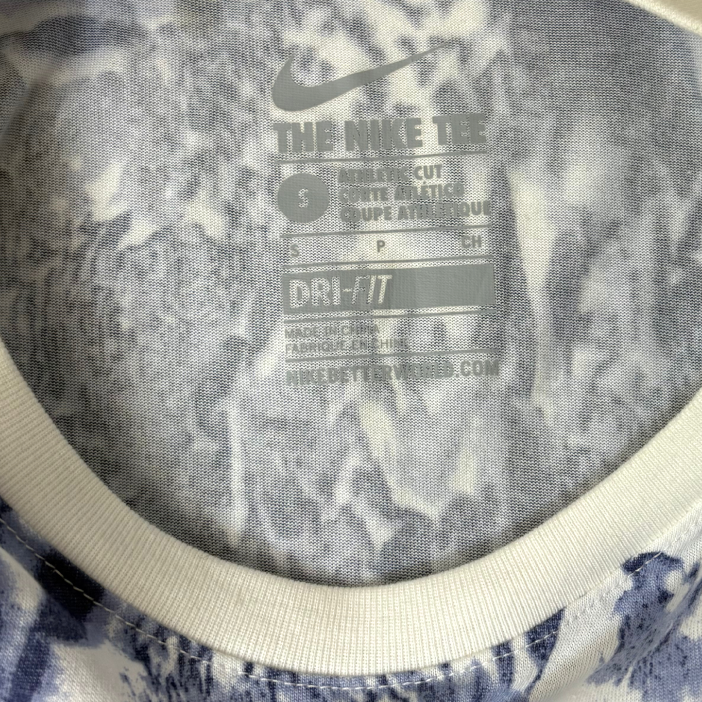 Men’s Short Sleeve Dri-Fit Cotton Tee Size S