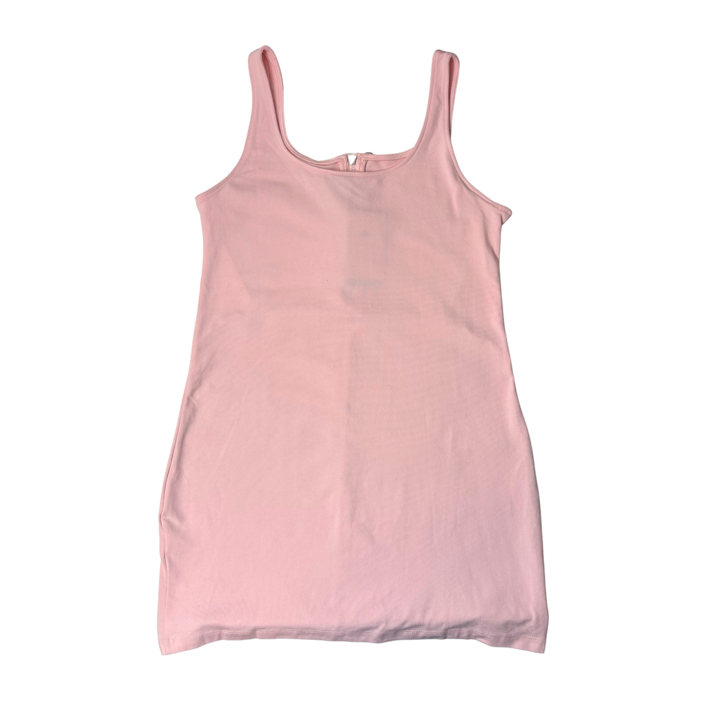 Women’s Pink Sport Casual Dress Tight Fit Size L
