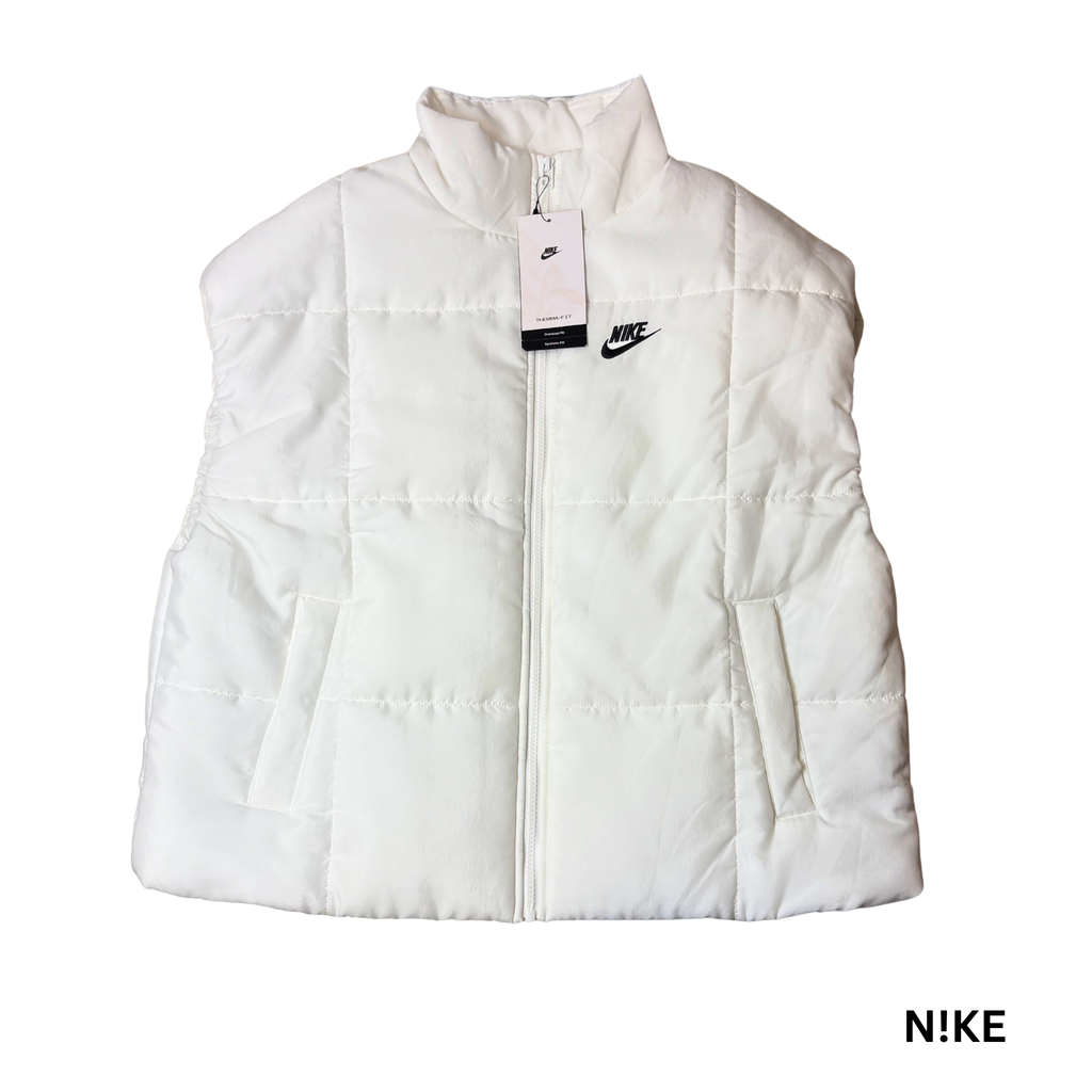 Women’s White Oversized Vest – Size XS – 100% Polyester