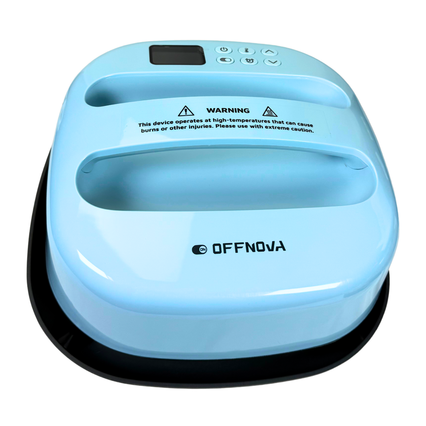 OFFNOVA 9"x9" Heat Press Machine for T-Shirts & DIY Projects – Portable Bluetooth Iron-On Press for HTV & Sublimation