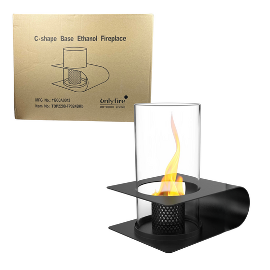 Smokeless Tabletop Fire Pit – Portable Indoor & Outdoor Mini Fireplace with Extinguisher Lid