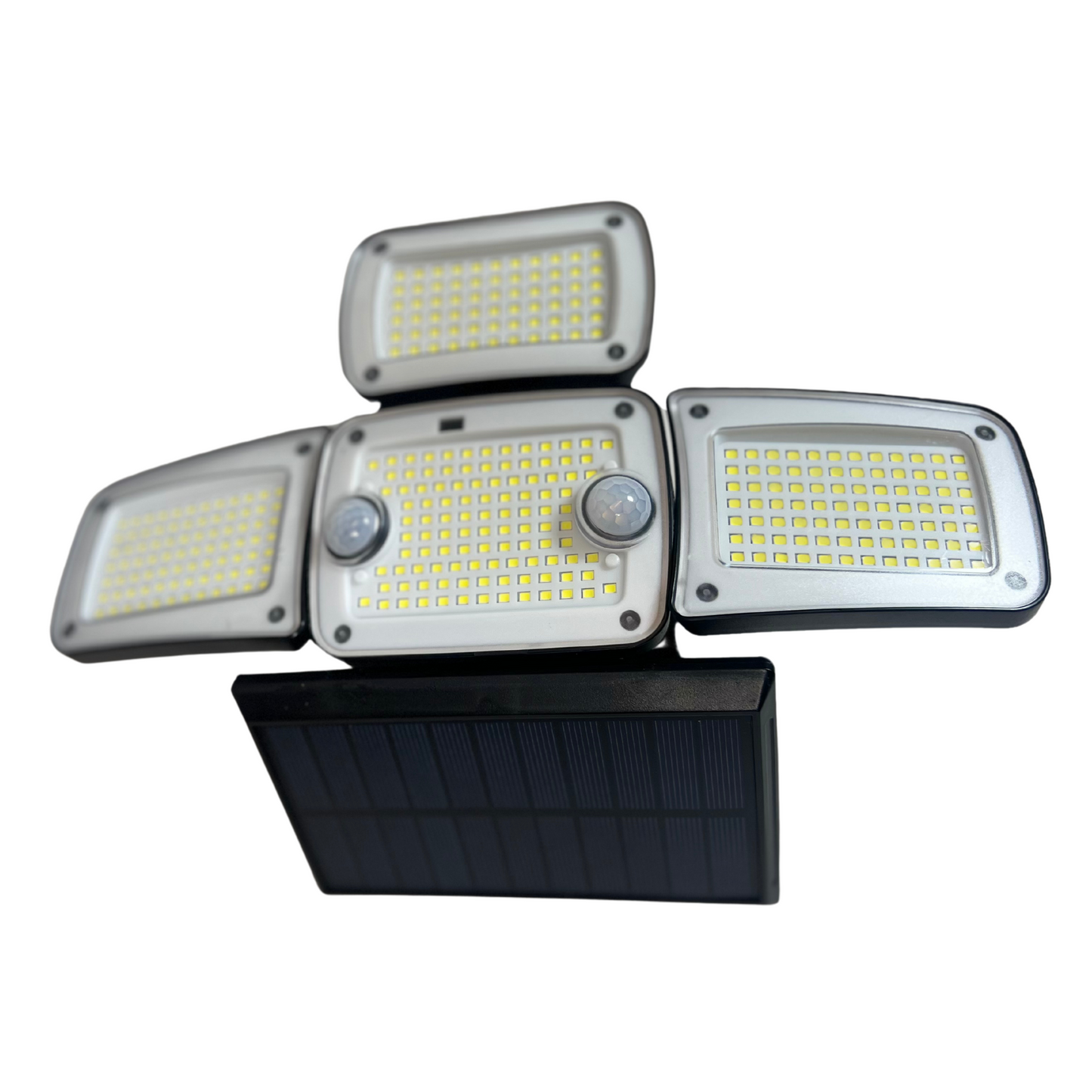 Outdoor Solar Motion Sensor Lights, 342 LEDs, 4000LM, Dual PIR Sensors, IP65 Waterproof (2 Pack)