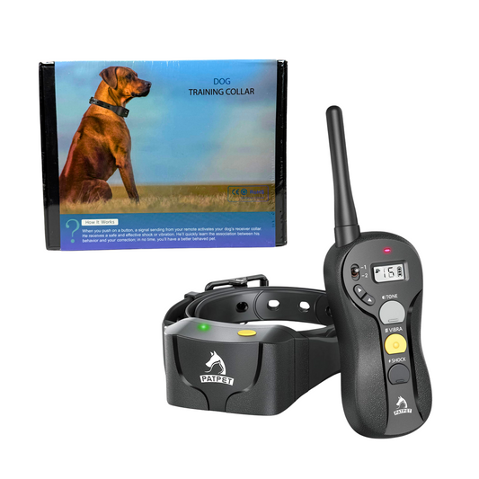 Waterproof Dog Training Collar for Large Dogs – Beep, Vibration & Static Modes, Adjustable E-Collar with Remote