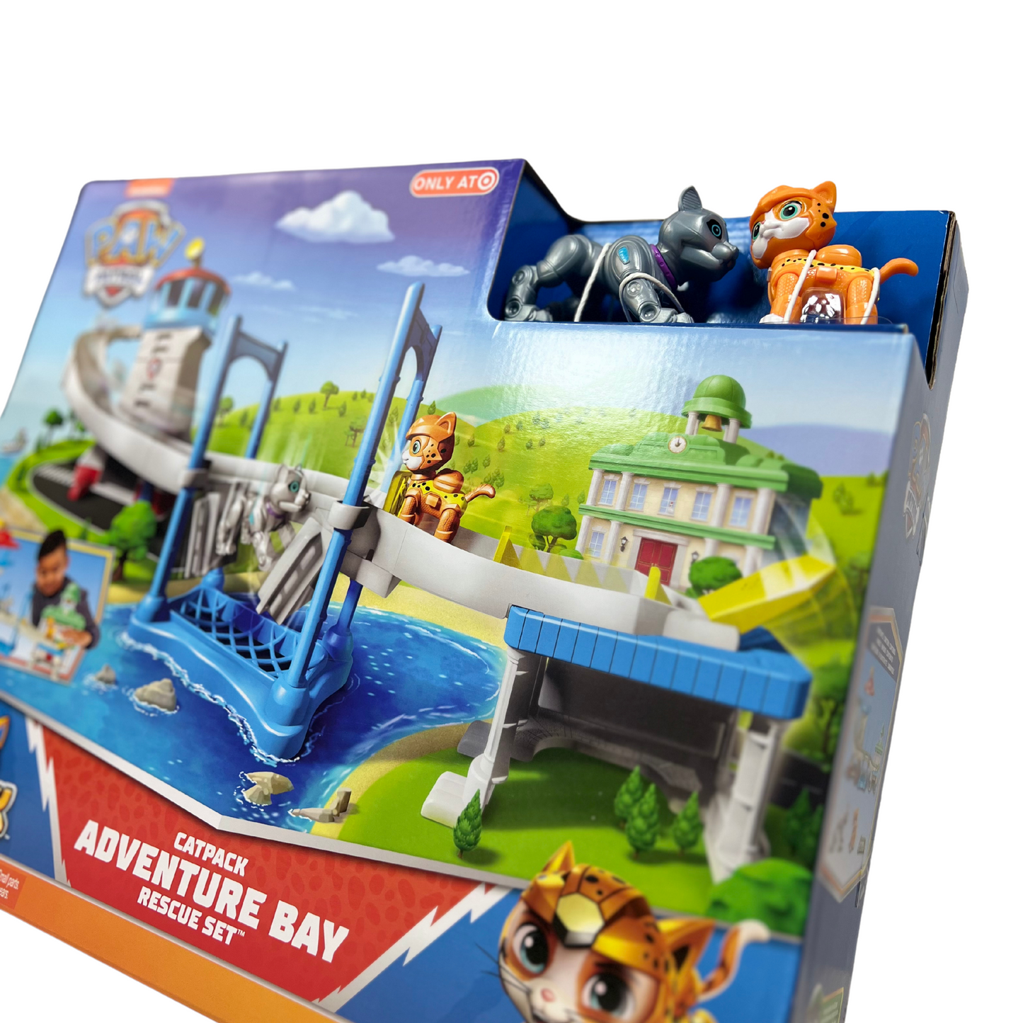 PAW Patrol Cat Pack Lookout Tower Playset with 2 Action Figures – Ages 3+