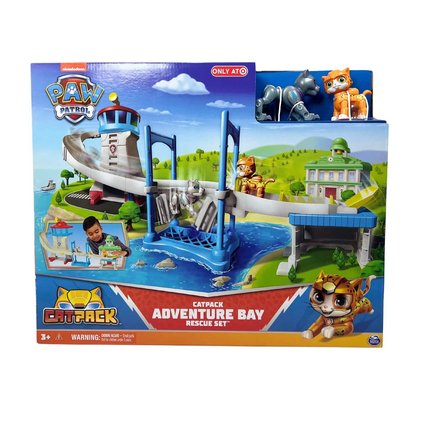 PAW Patrol Cat Pack Lookout Tower Playset with 2 Action Figures – Ages 3+