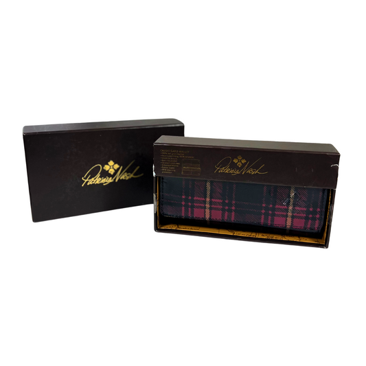 Patricia Nash Terresa Tartan Plaid Leather Wallet - RFID Protection