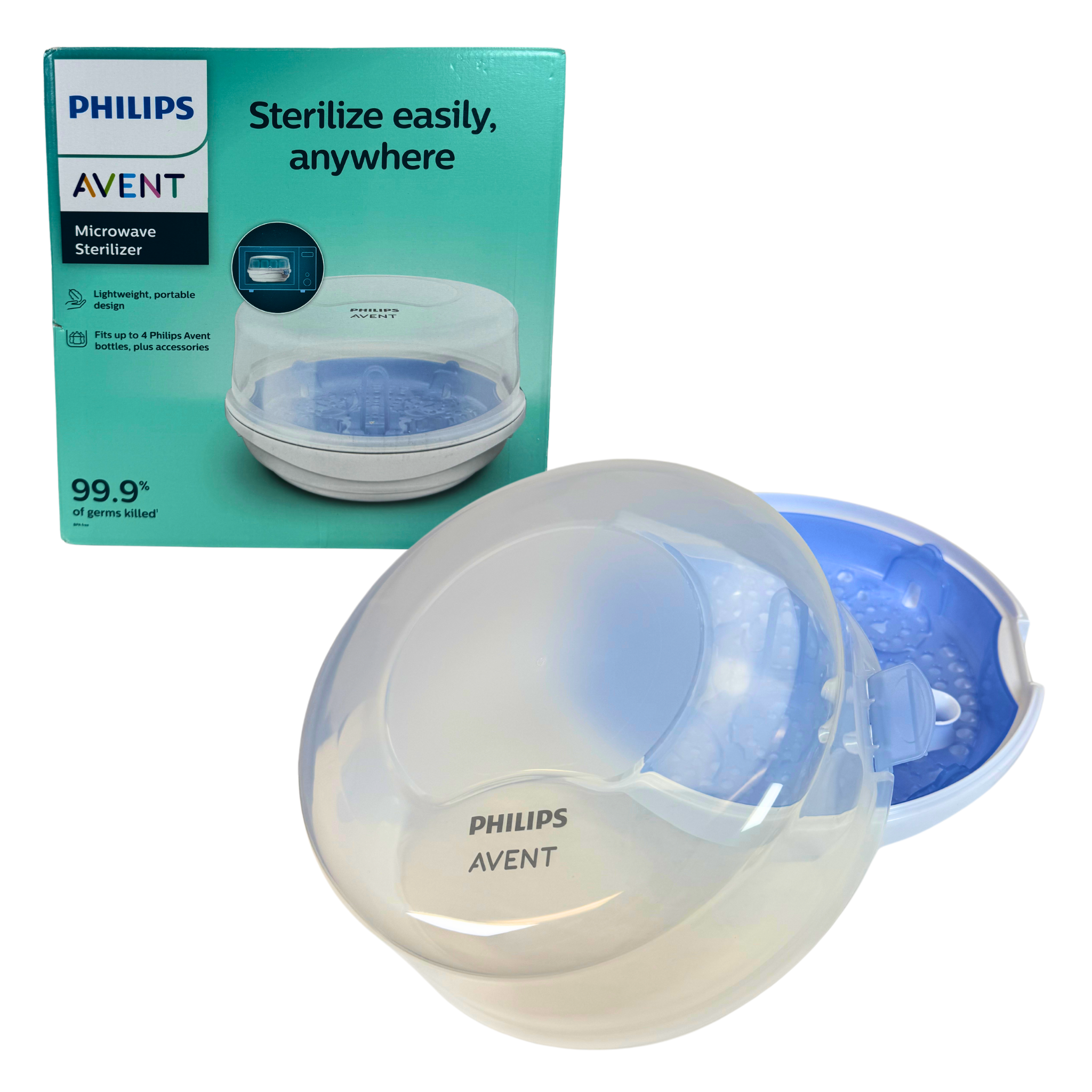 AVENT Microwave Steam Sterilizer – Fast, Chemical-Free Baby Bottle Sanitizer