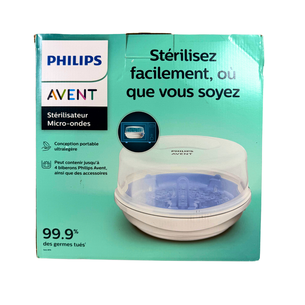 AVENT Microwave Steam Sterilizer – Fast, Chemical-Free Baby Bottle Sanitizer
