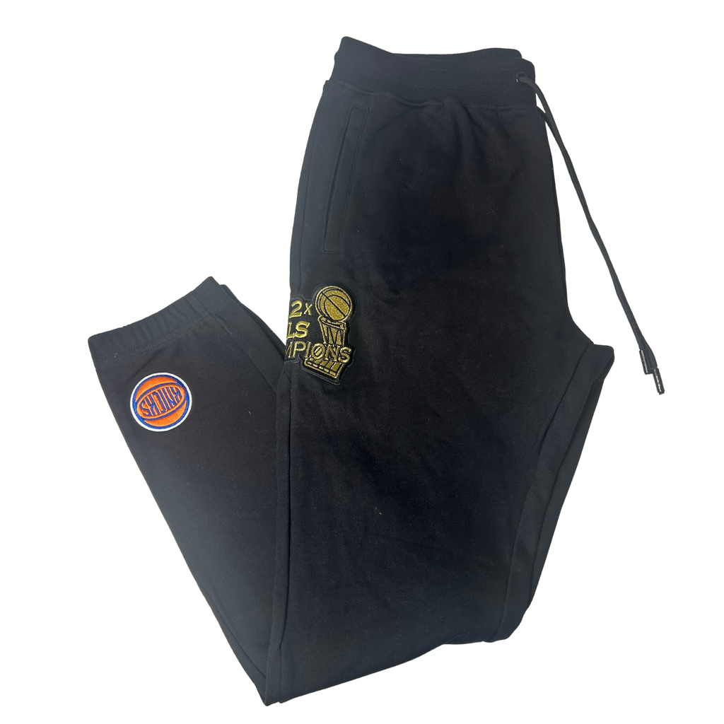 Men’s Black Champ-Style Joggers – Size L | Comfortable Athletic Fit