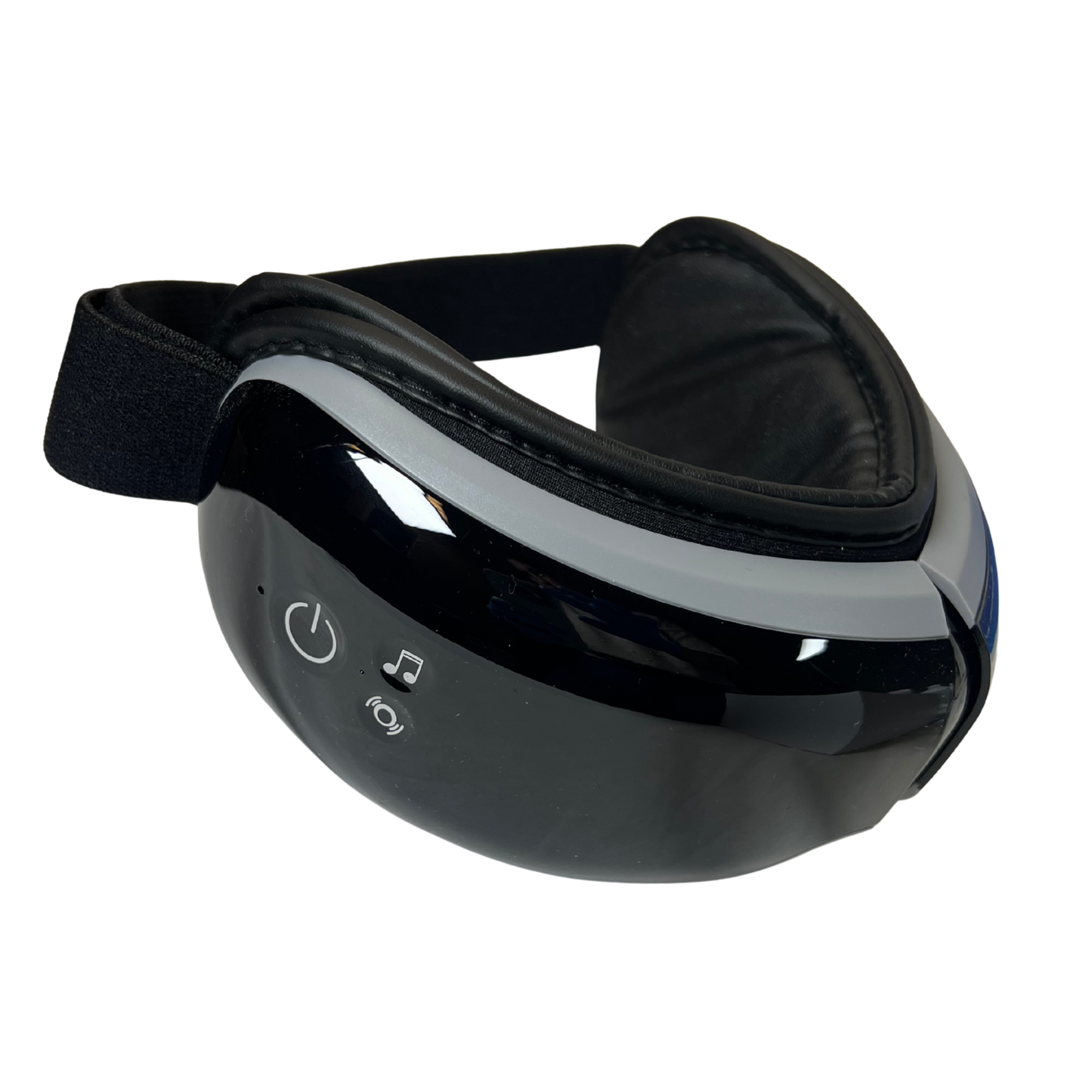 Rechargeable Eye Massager with Heat, Vibration & Bluetooth Music | Foldable Eye Mask for Relaxation, Eye Strain & Fatigue Relief